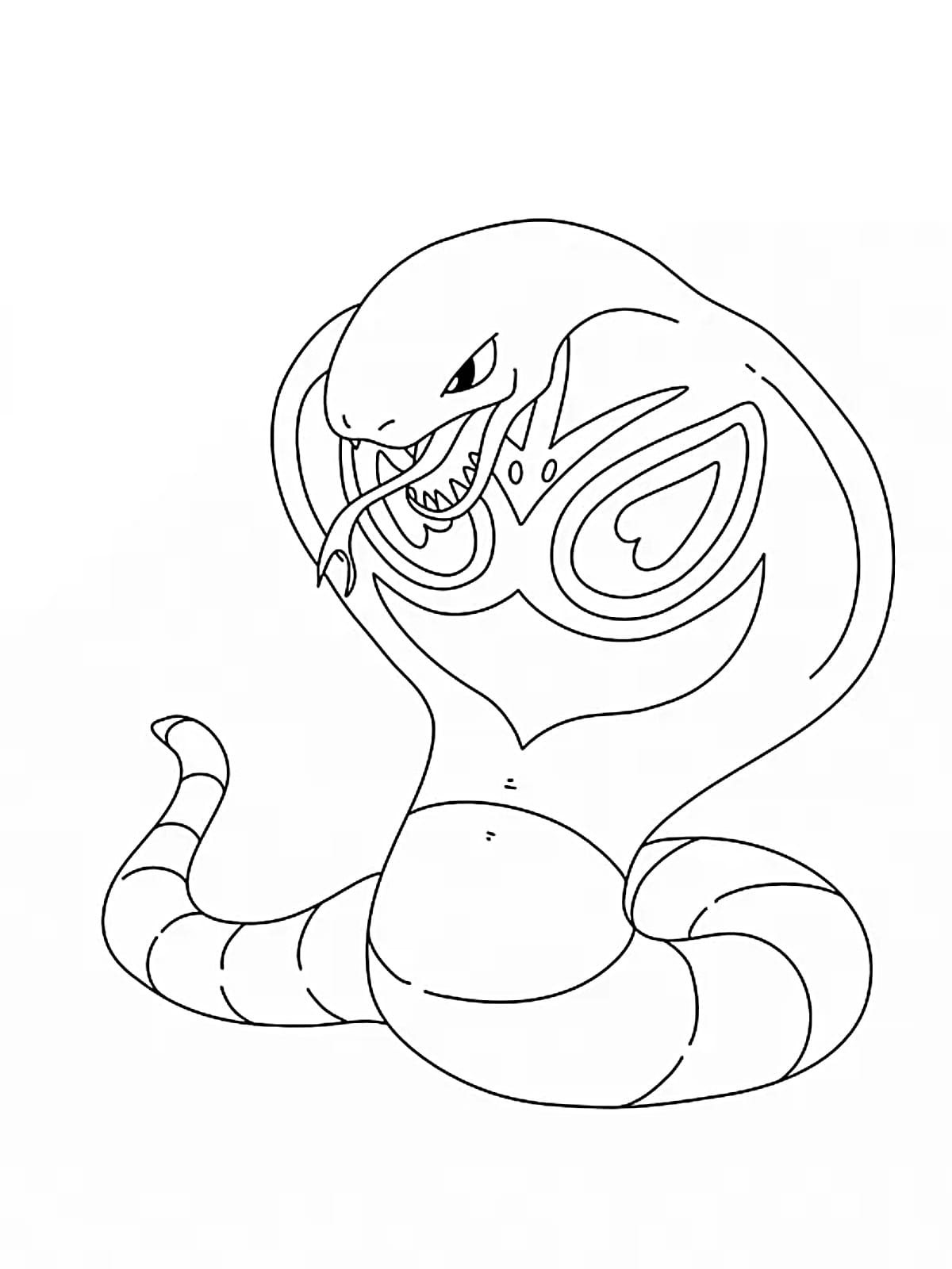 Arbok Pokemon Coloring Pages