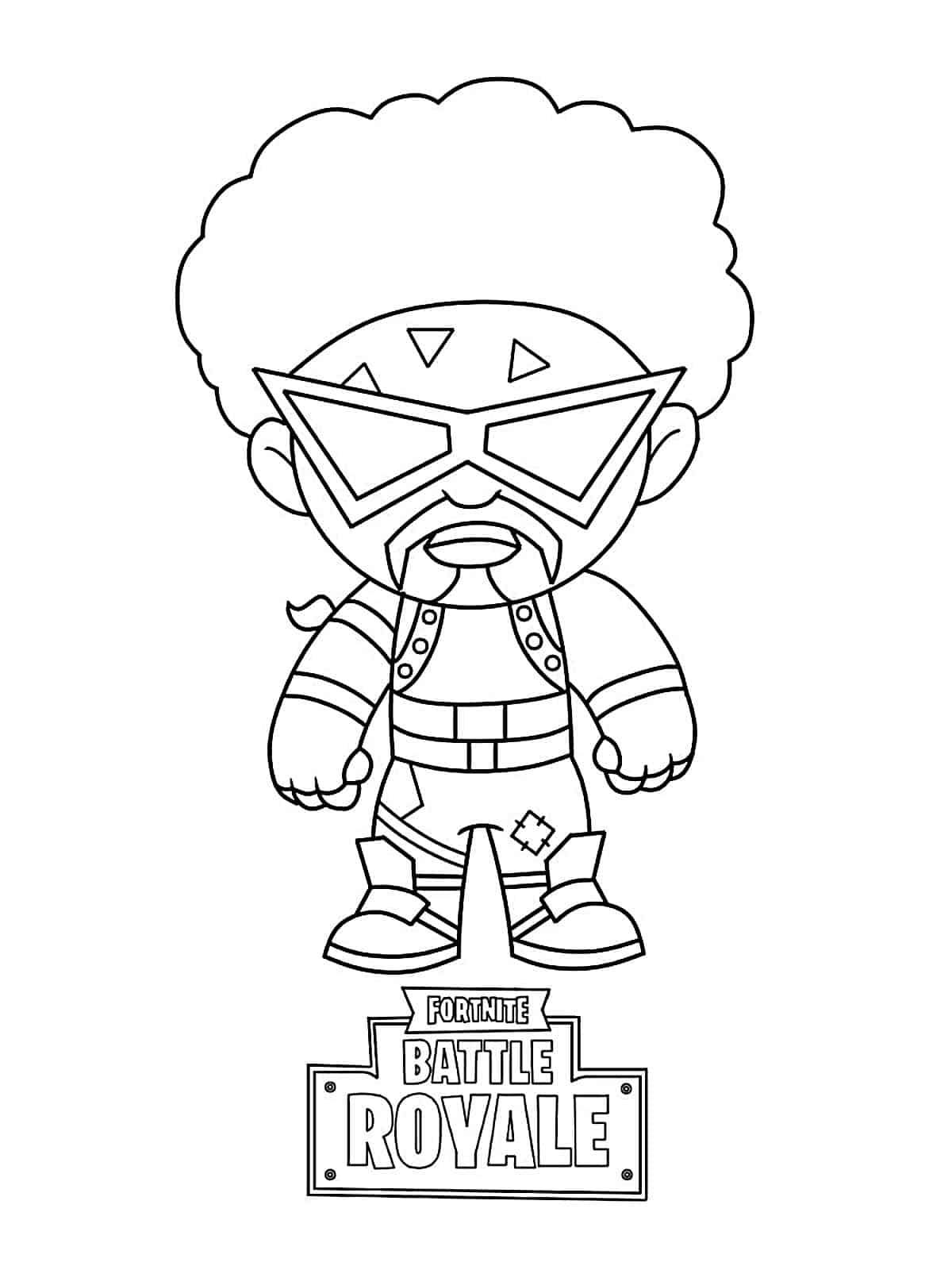 Baby Funk Ops In Fortnite Coloring Pages