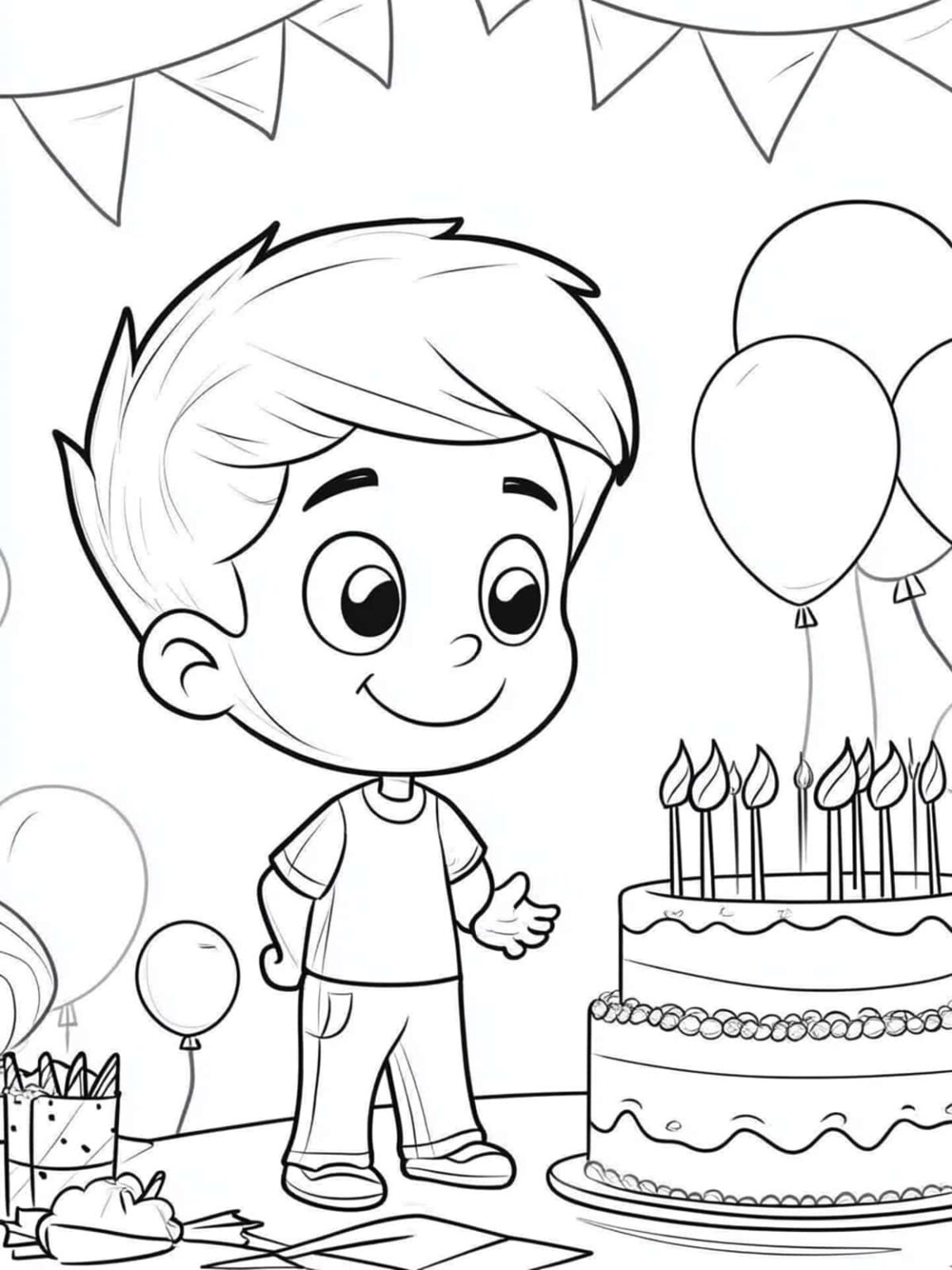 Celebrate Happy Birthday with These 40+ Free Coloring Pages 🎉🎂