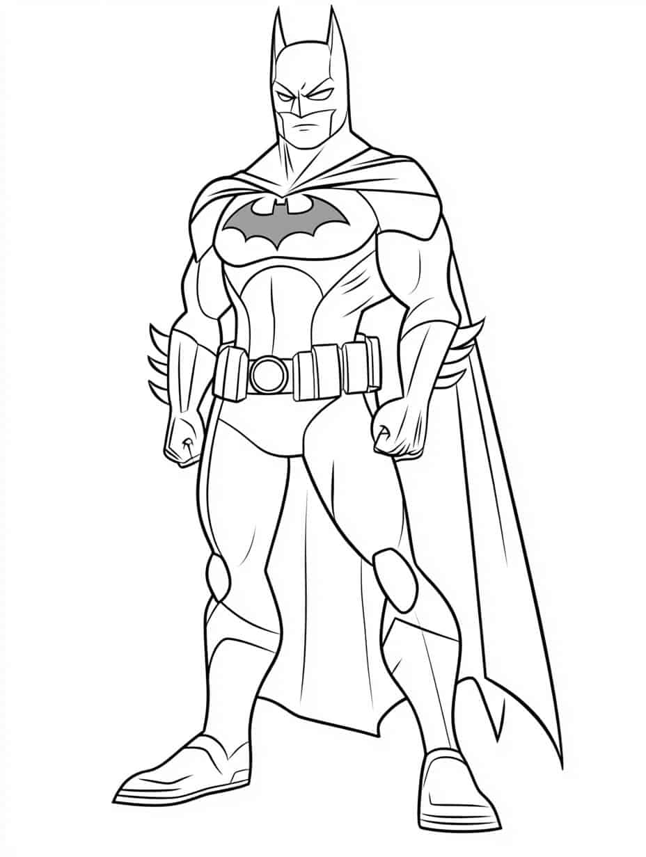 Batman And Robin Coloring Pages