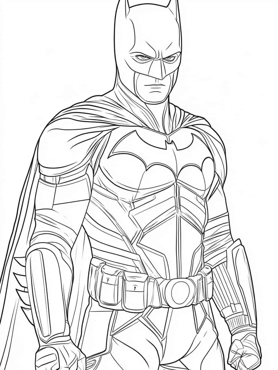 Batman Dark Knight Rises Coloring Pages For Kid