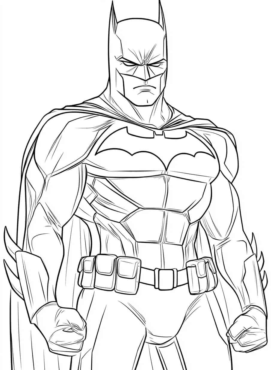 Batman Logo Coloring Pages