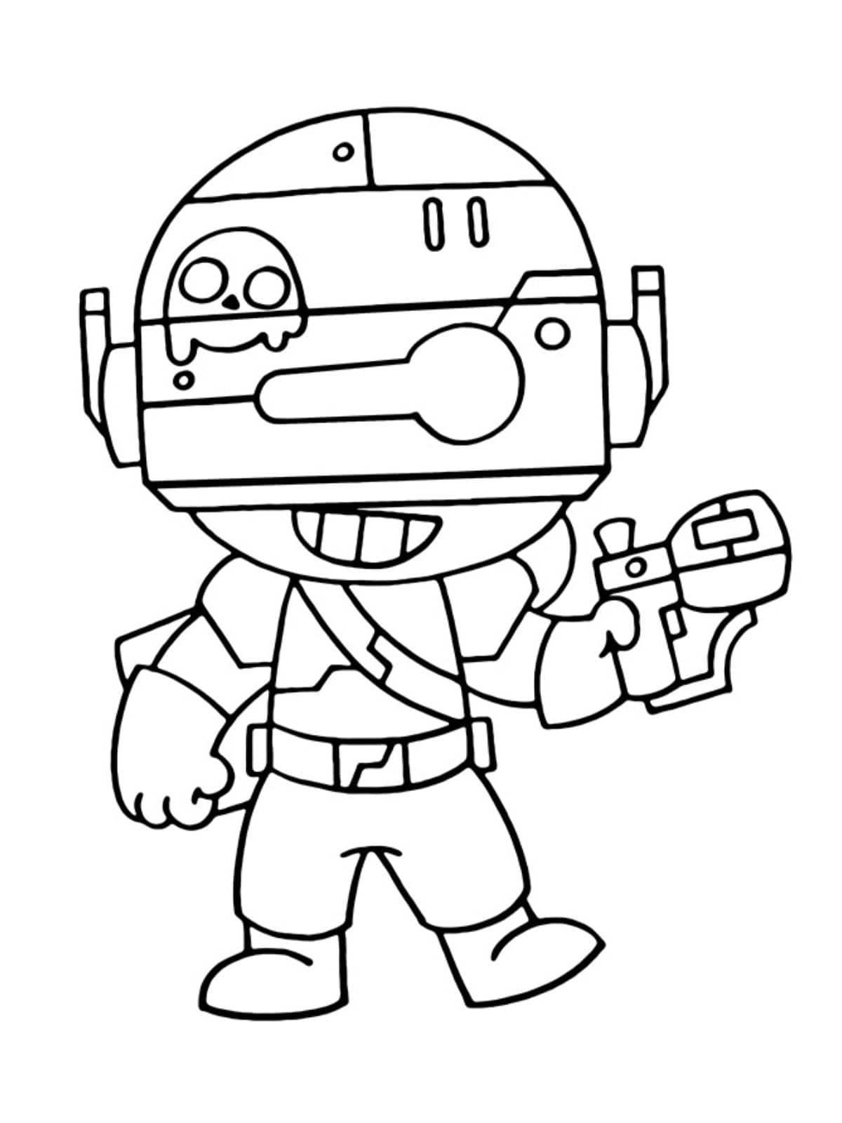 Battle Royale Brawl Stars Coloring Pages