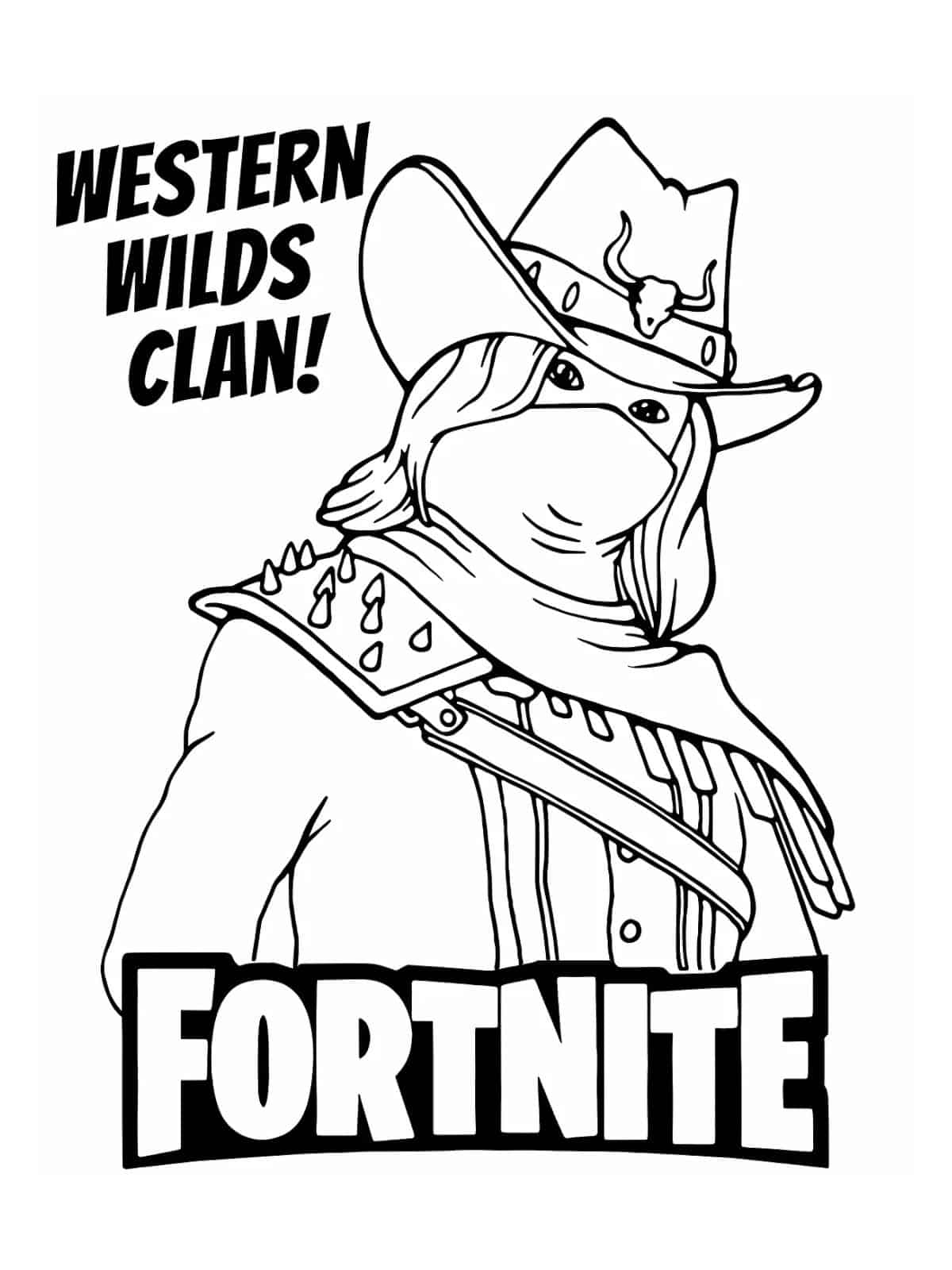 Battle Royale Fortnite Coloring Pages