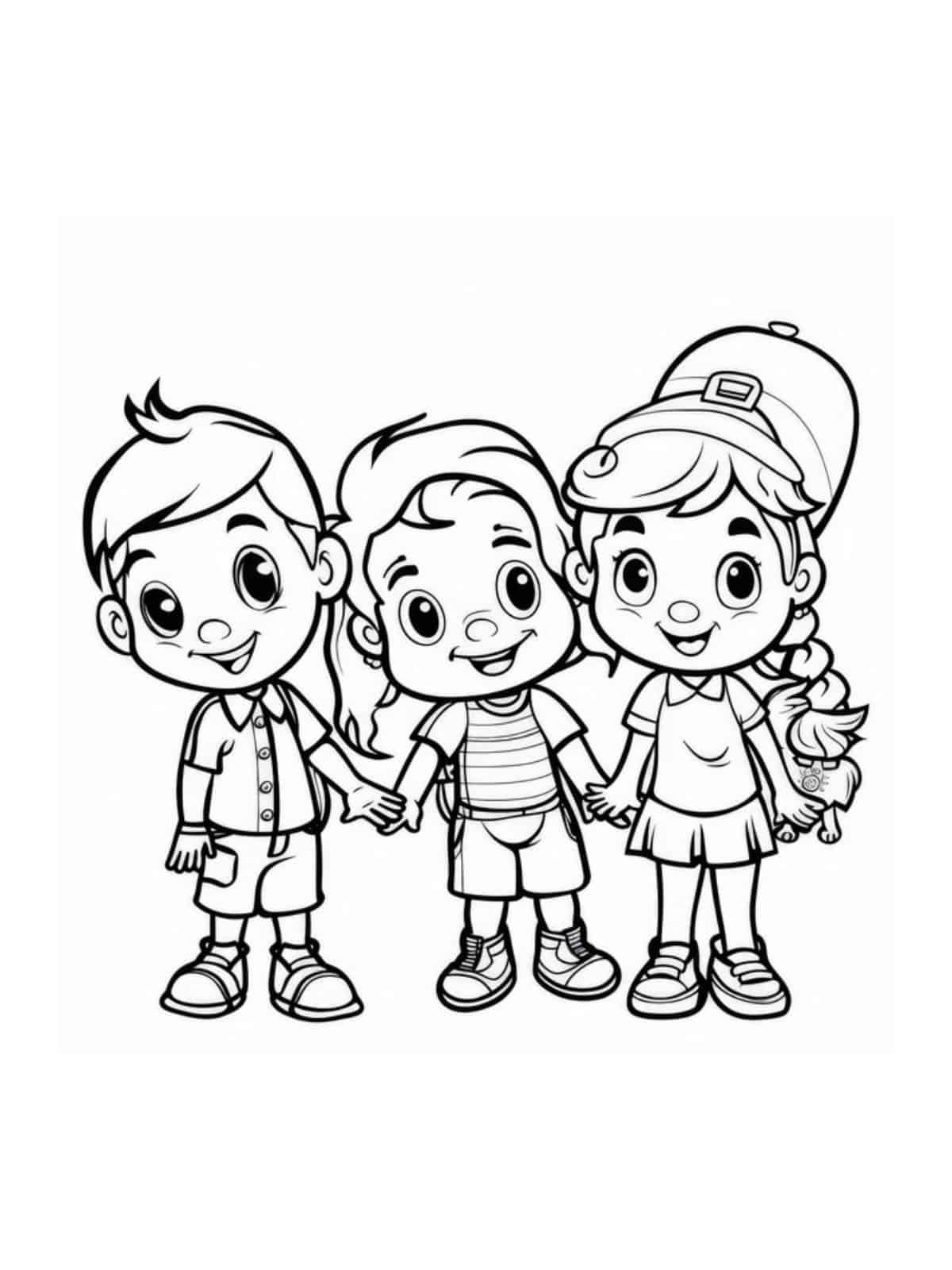 Best Friends Adventuring Coloring Pages