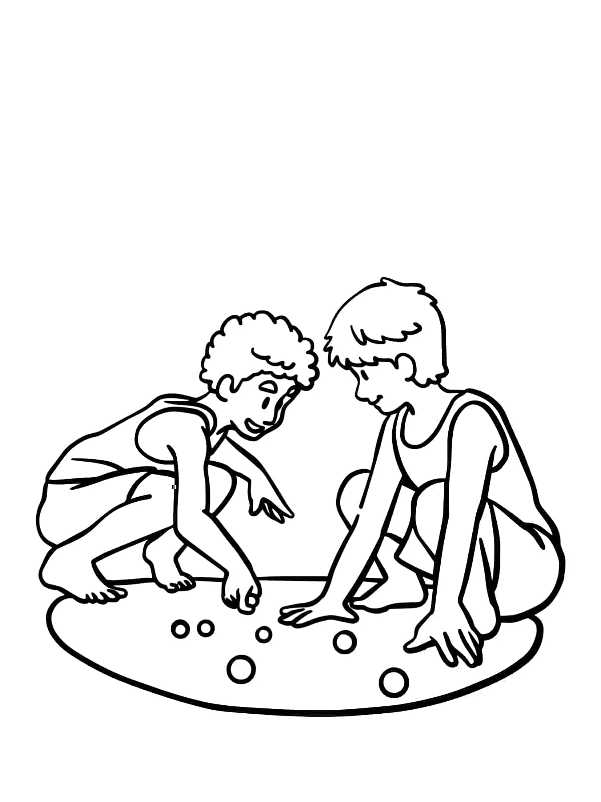 Best Friends Printable Coloring Pages