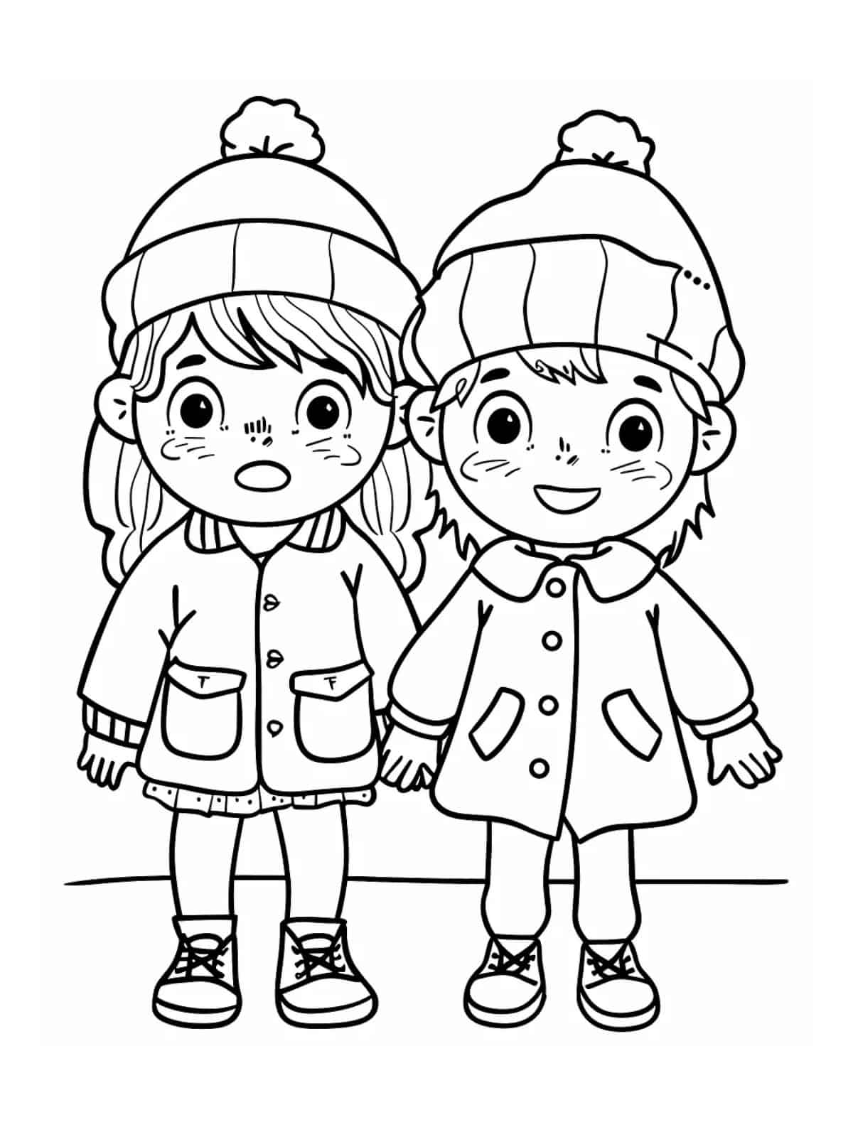 Best Friends Studying Coloring Pages