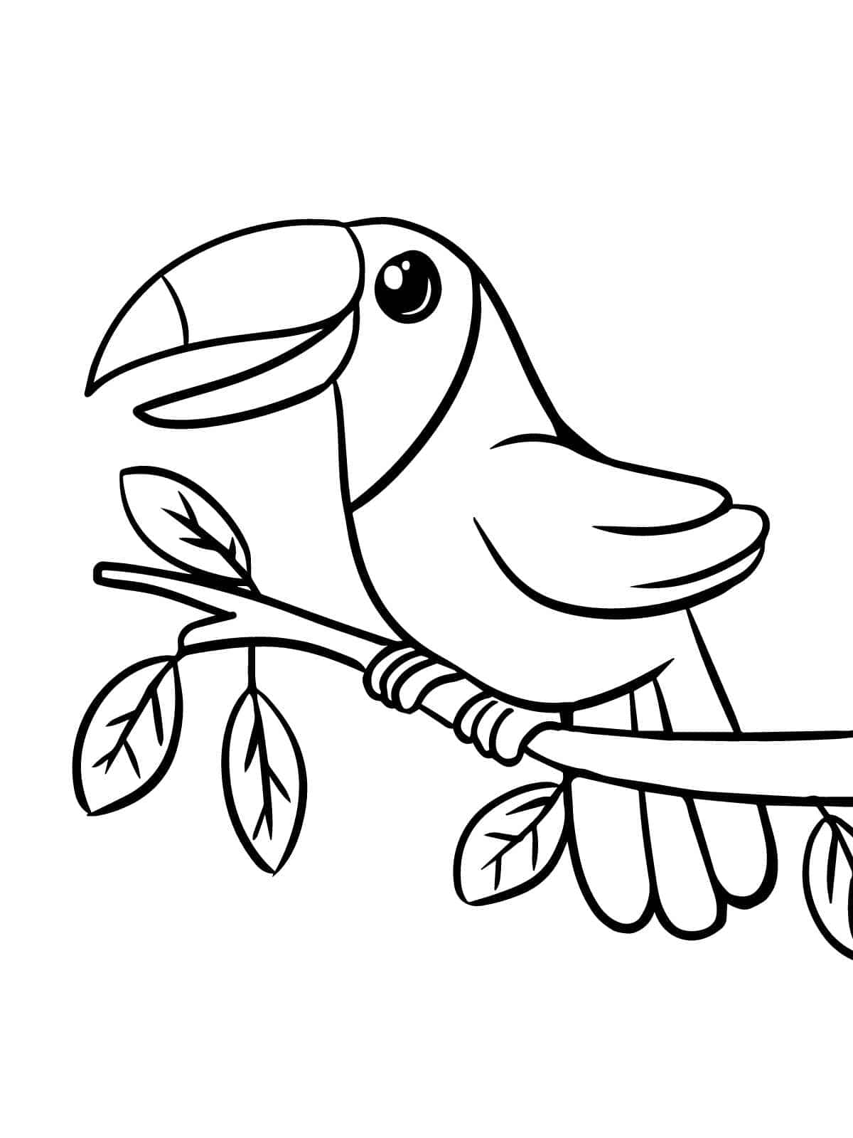 Bird In Cage Coloring Page