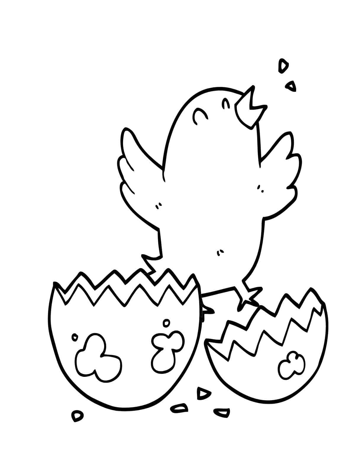 Bird Perching On Flower Coloring Page