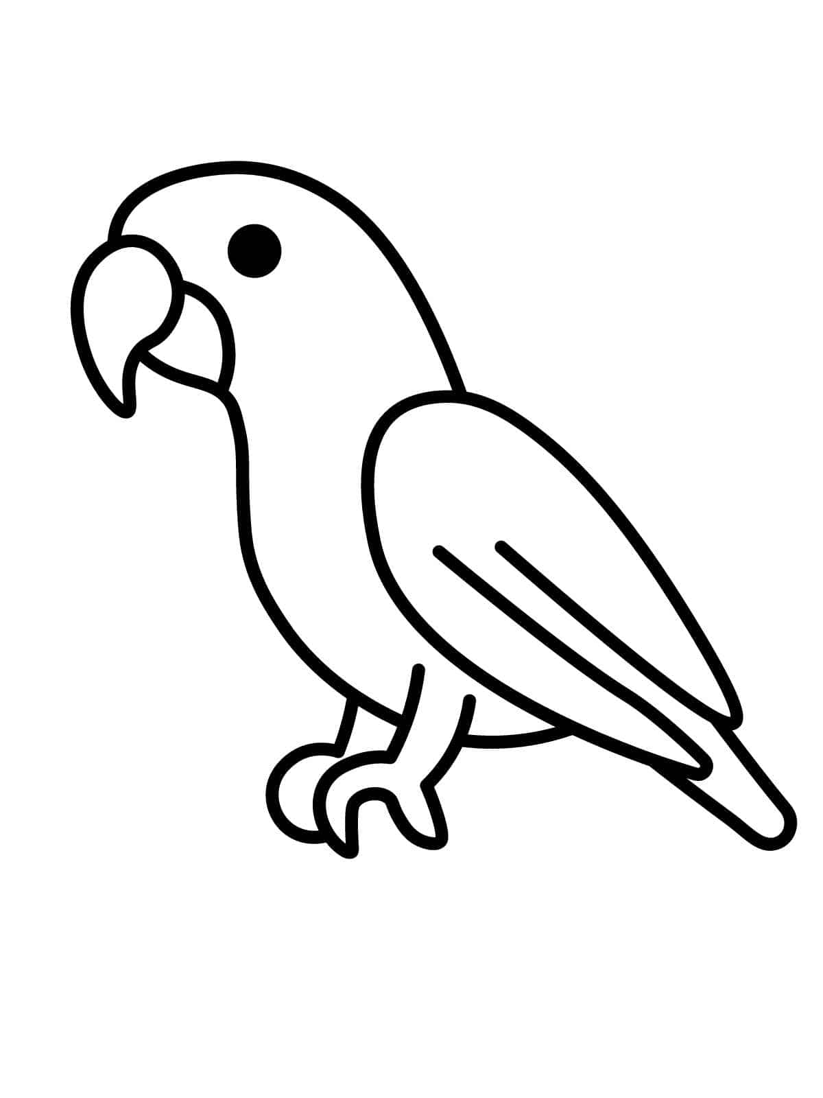 Bird With Nest In Tree Coloring Page