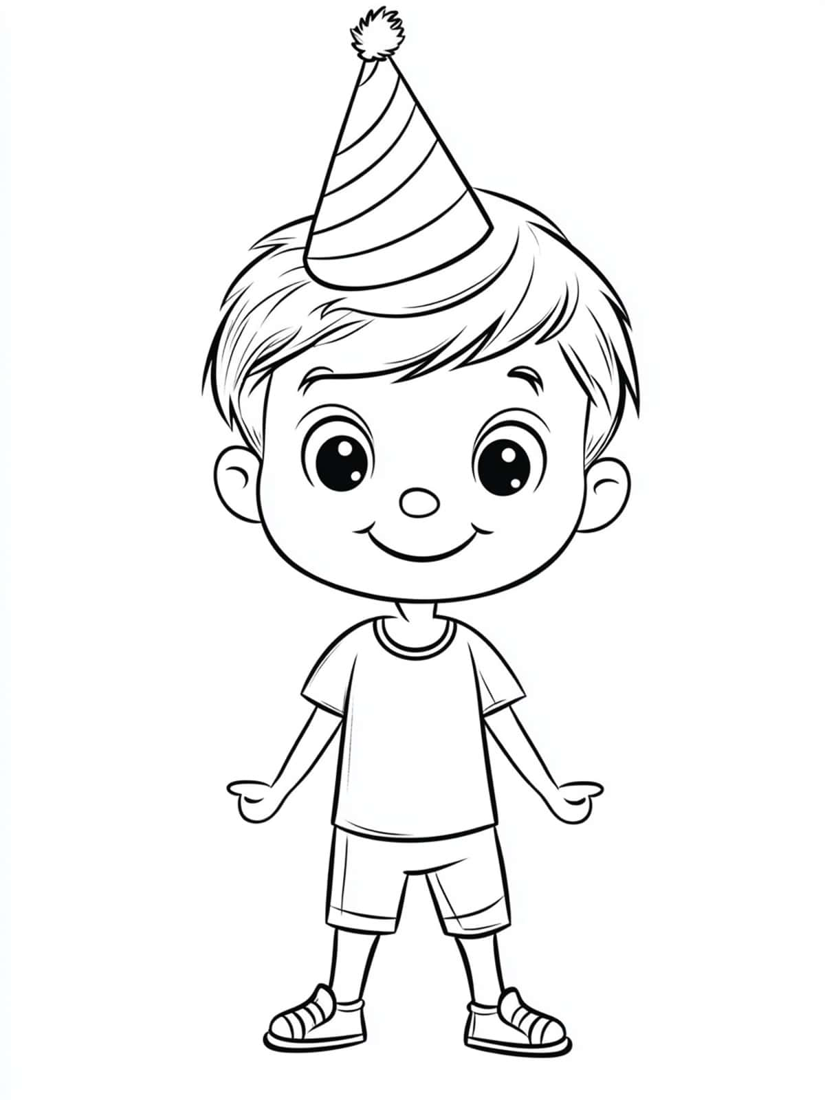 Birthday Boys Coloring Pages