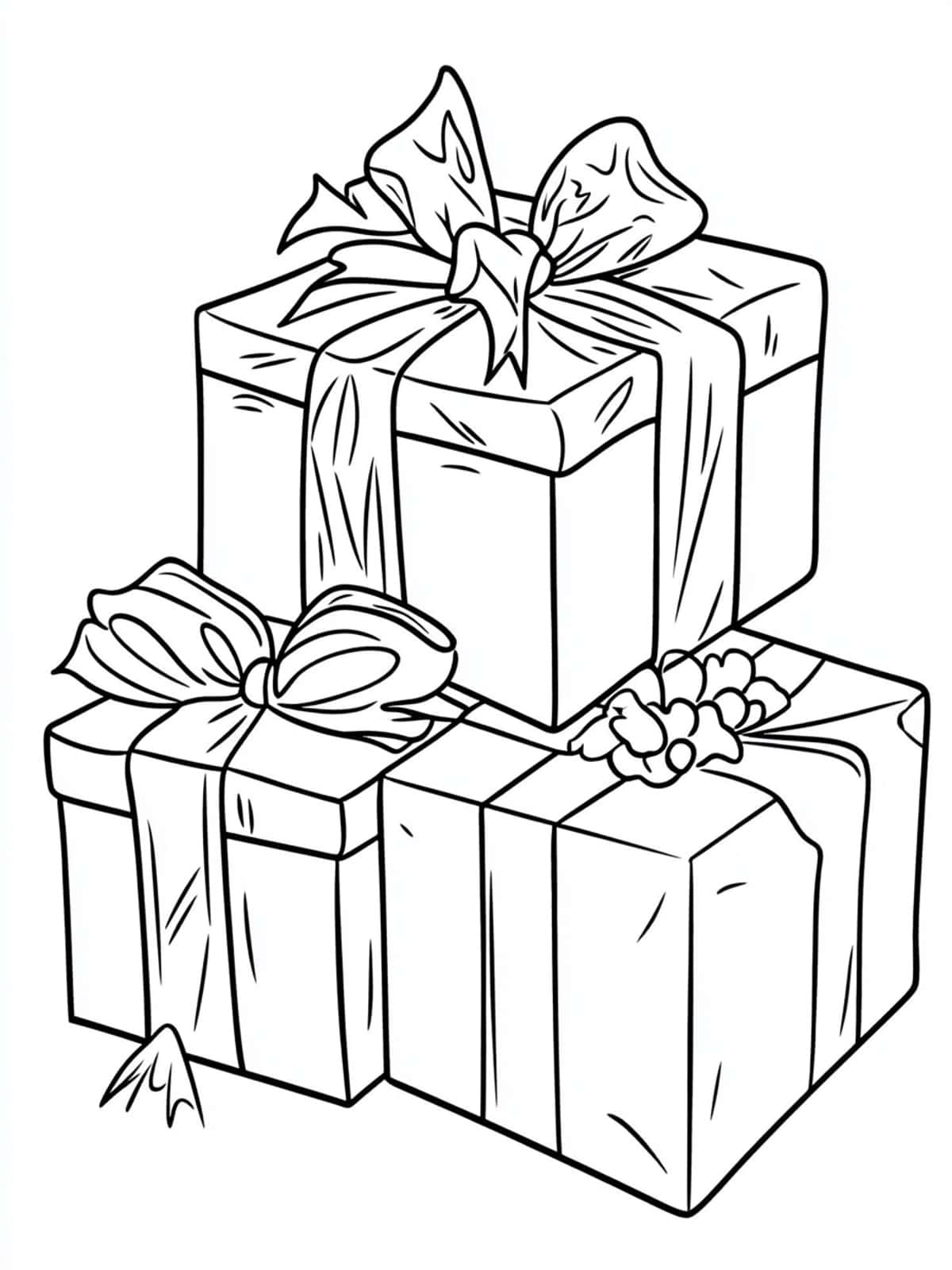 Birthday Presents Coloring Pages