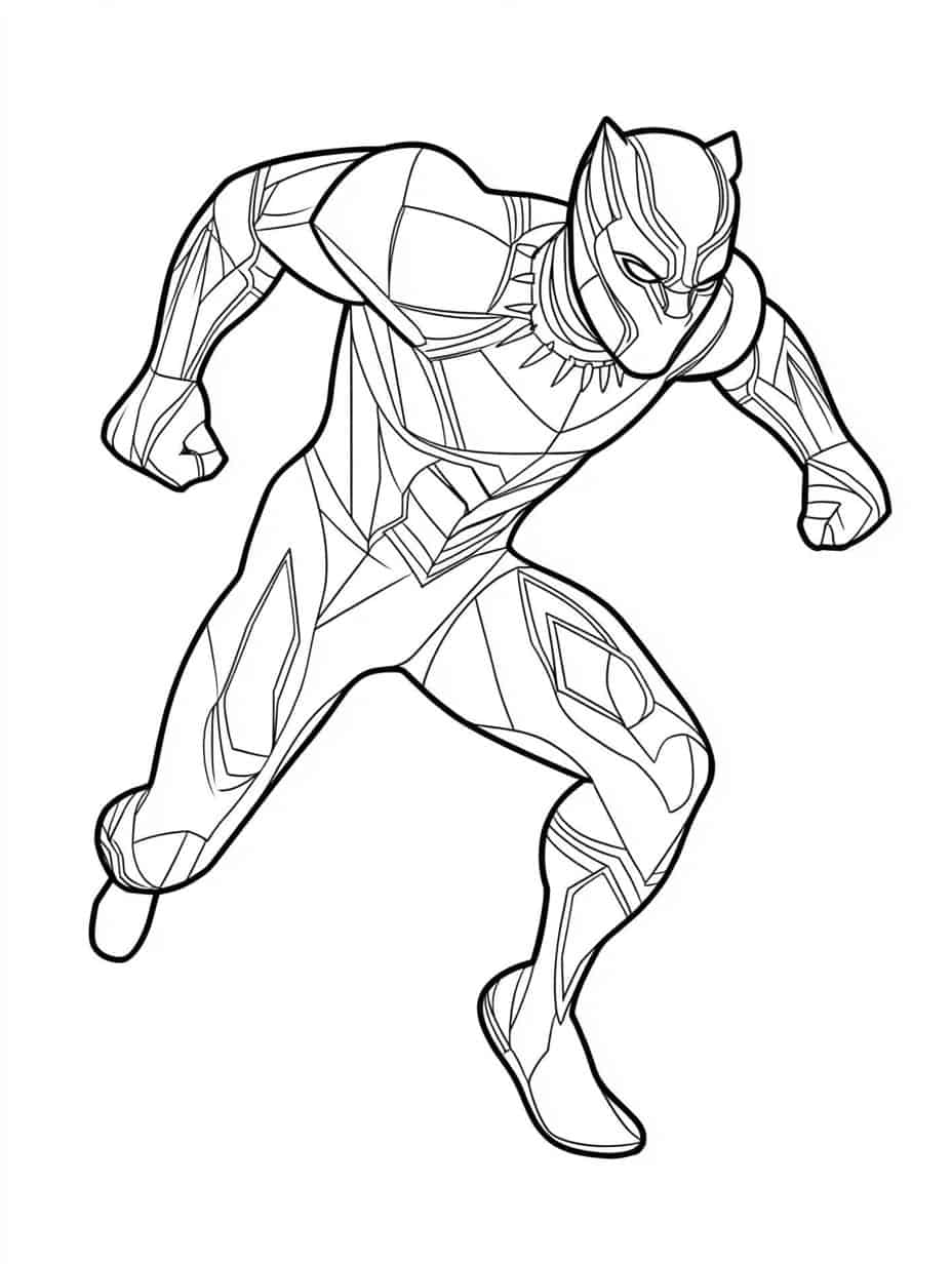 Black Panther Coloring Pages