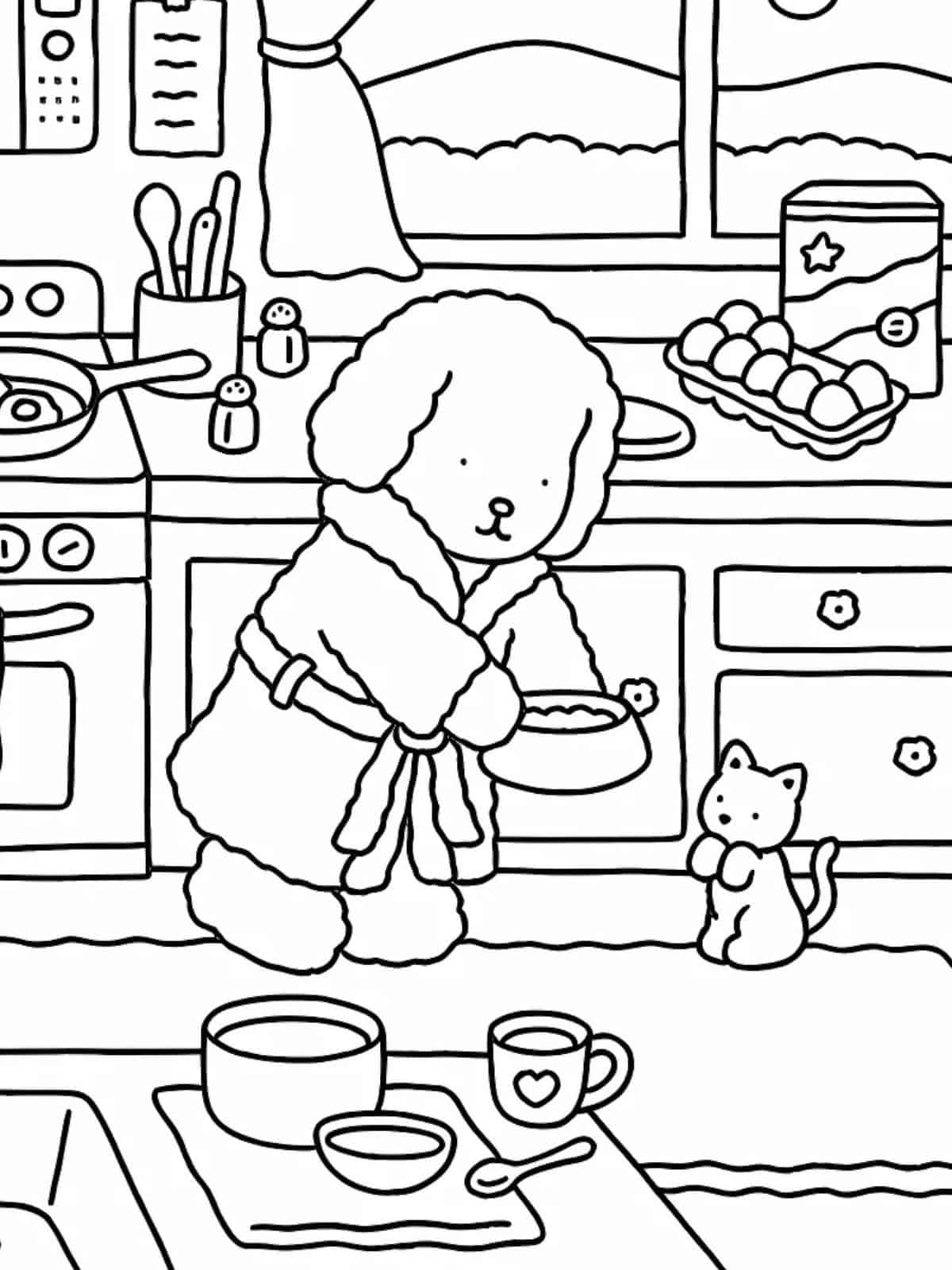 Bobbie Goods At Home Coloring Pages