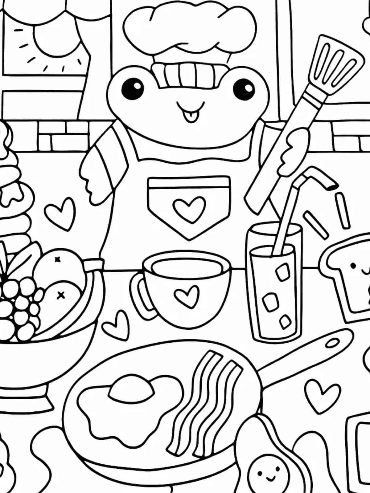 Bobbie Goods Frog Coloring Pages For Toddlers