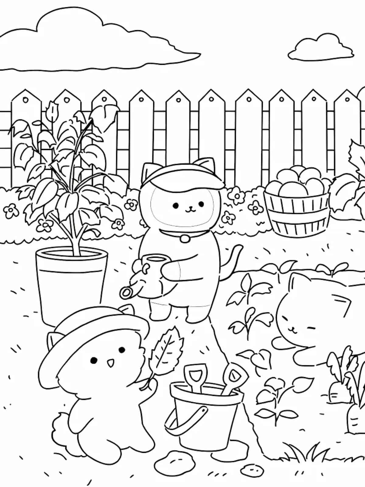 Bobbie Goods Gardening Coloring Pages