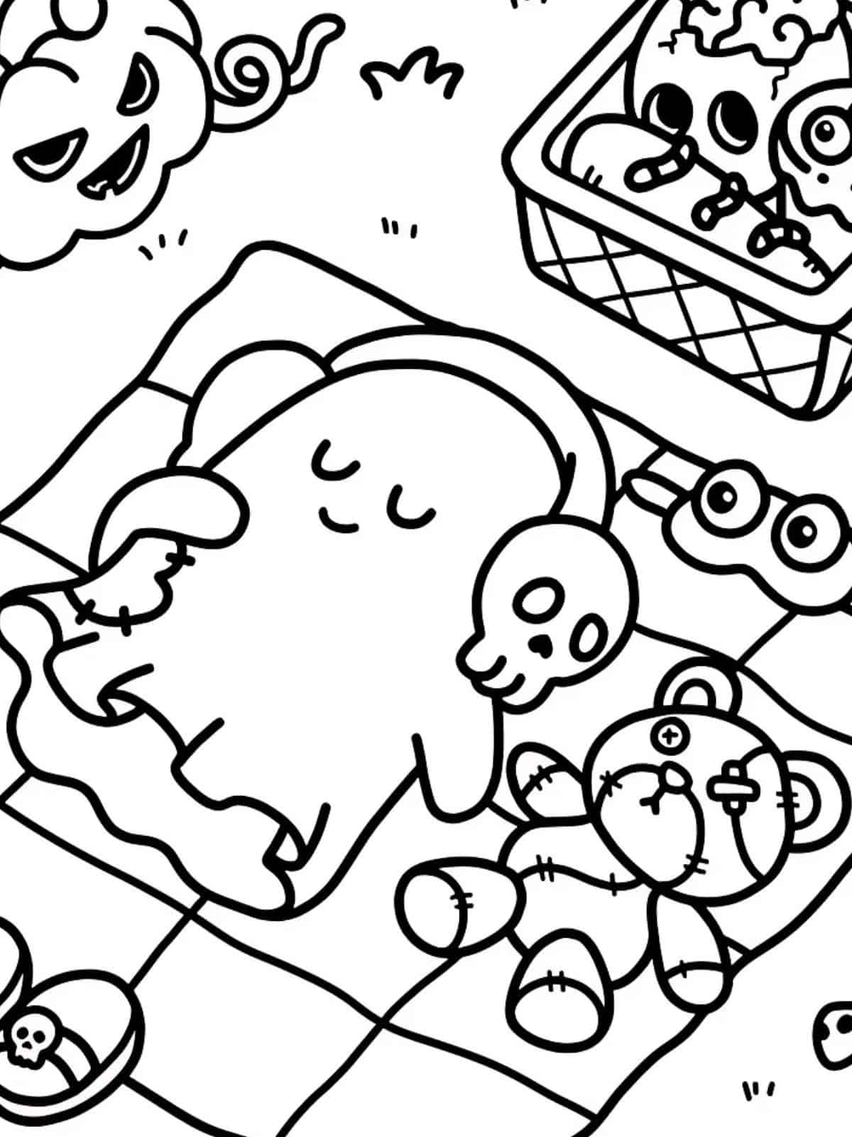 Bobbie Goods Halloween Coloring Pages