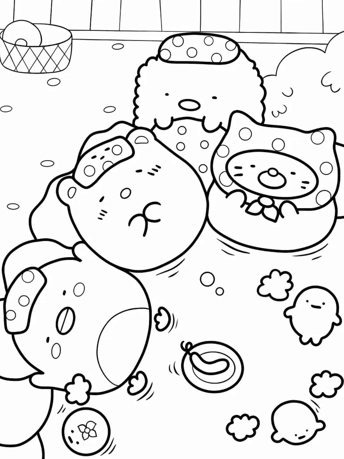 Bobbie Goods Swimming Coloring Pages