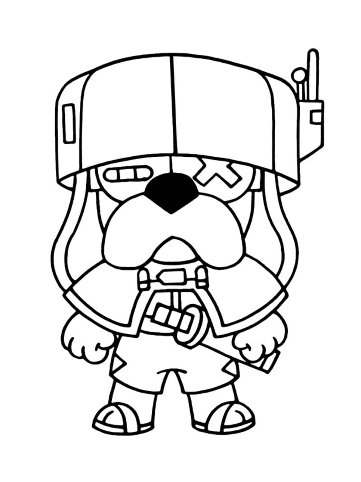 Brawl Stars Battle Ground Coloring Page