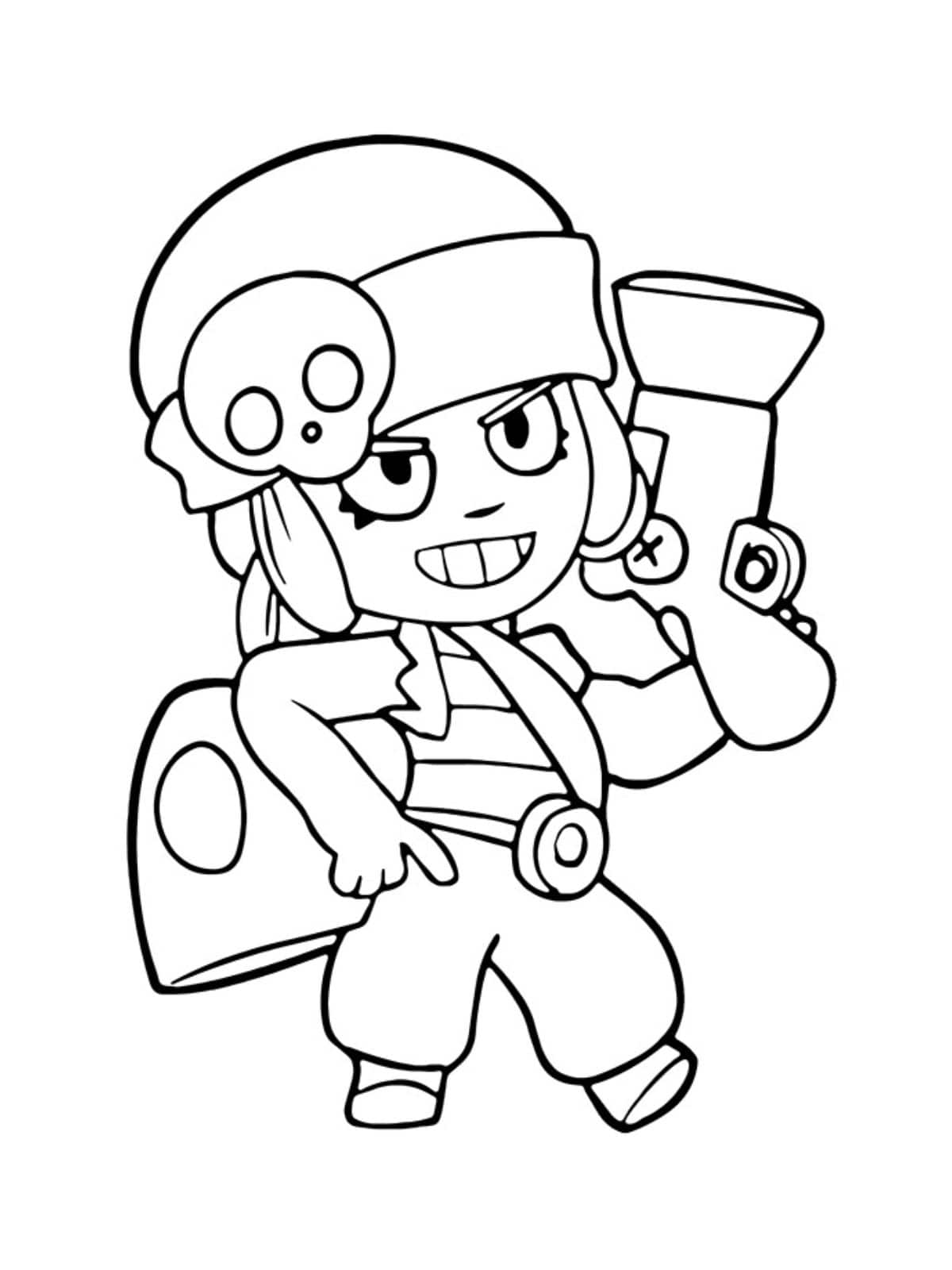 Brawl Stars Bounty Coloring Page