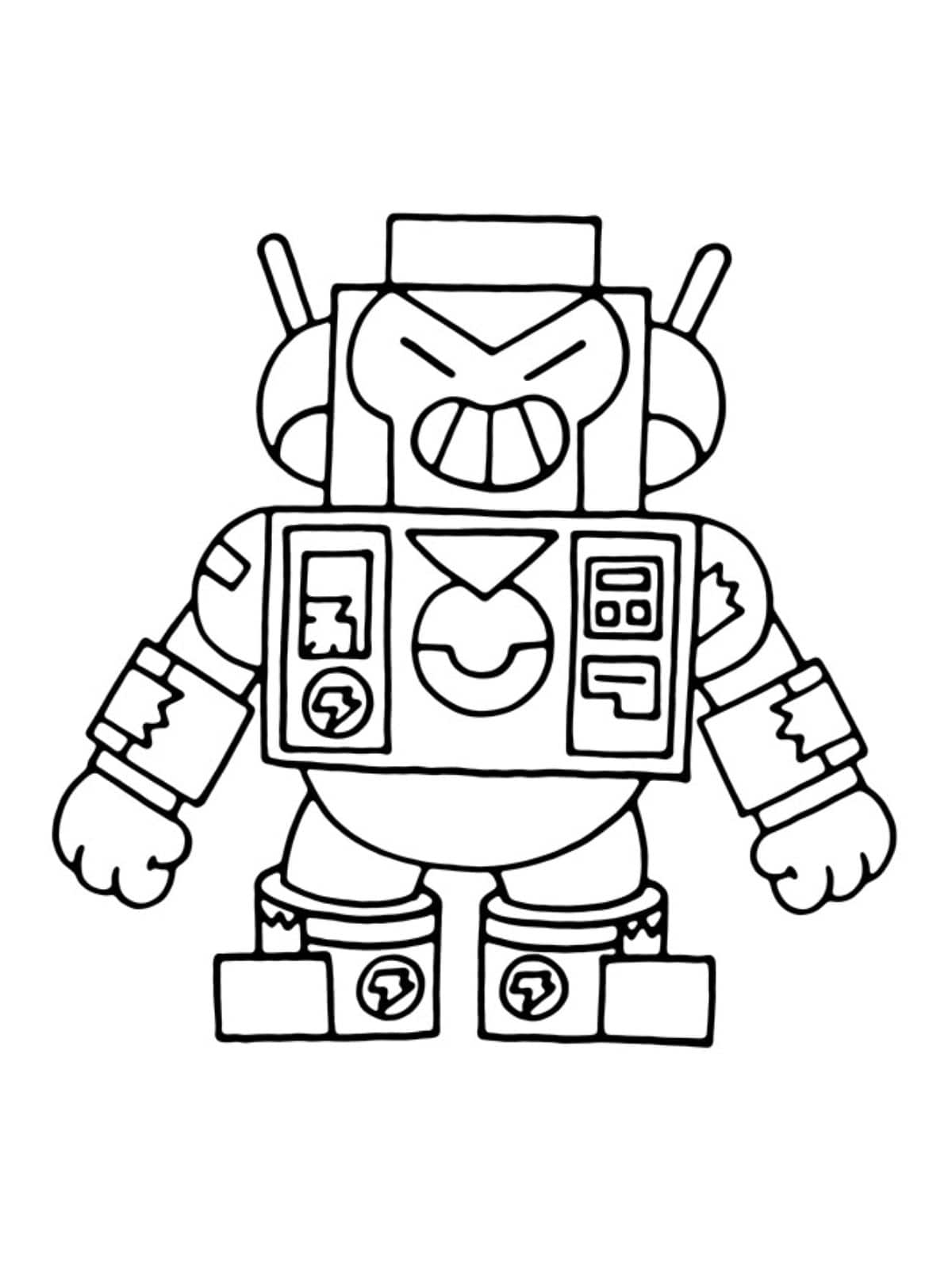 Brawl Stars For Kids Coloring Pages