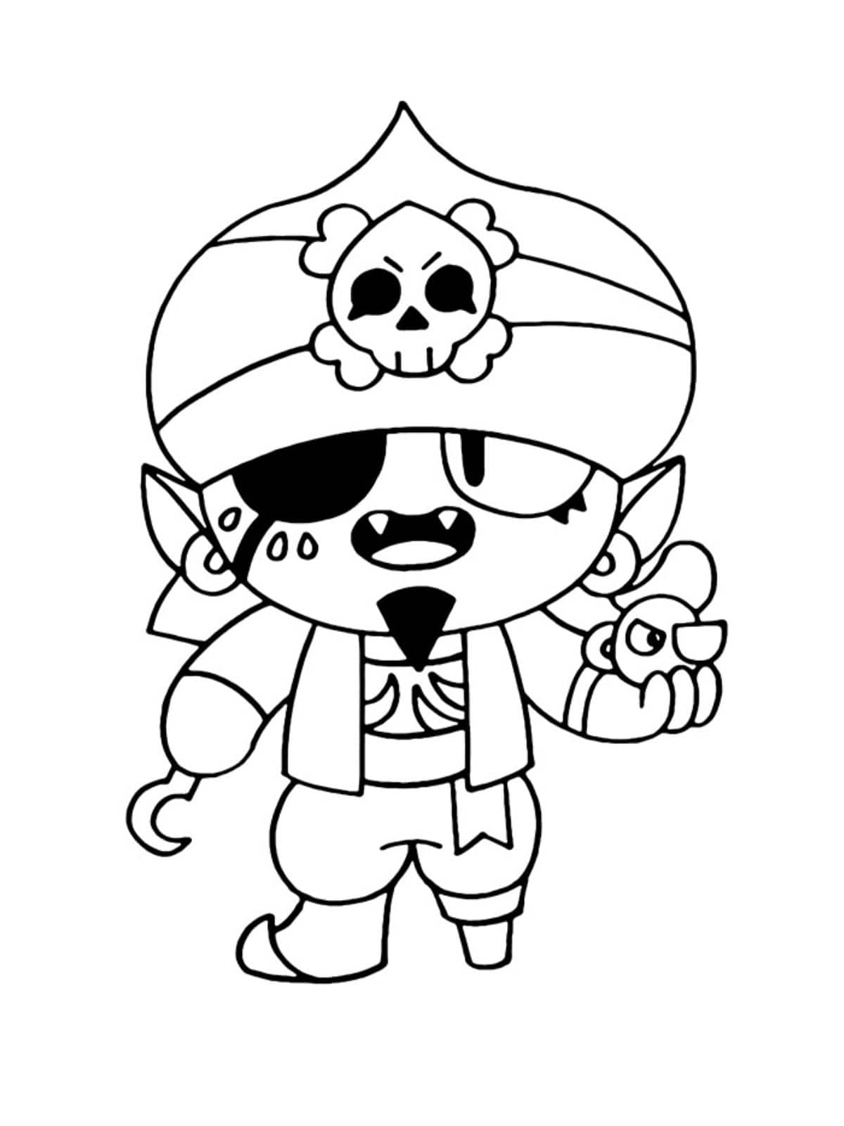 Brawl Stars Showdown Coloring Page