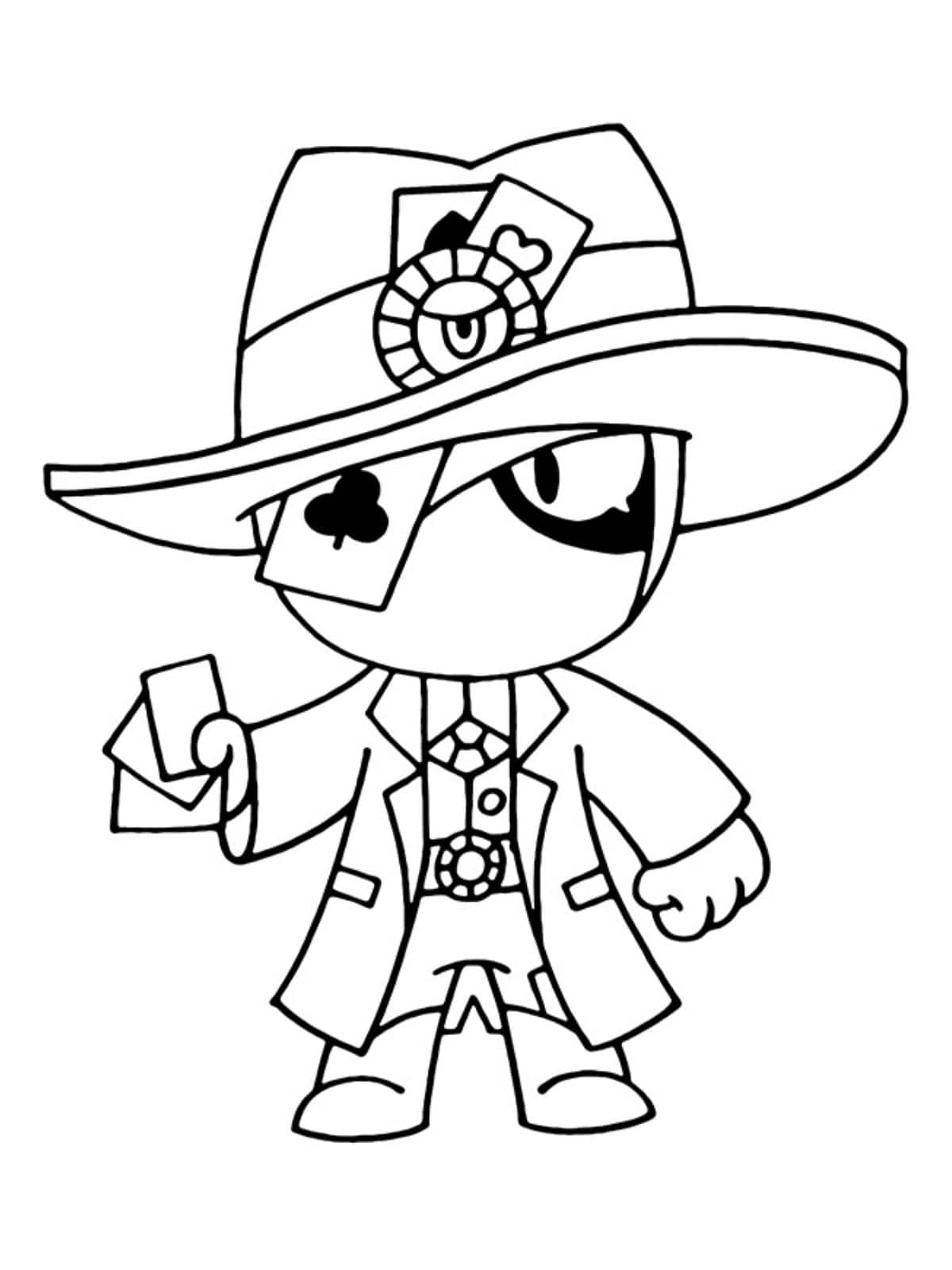 Brawl Stars Siege Coloring Page