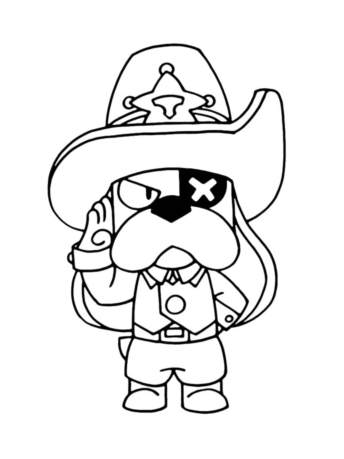 Brawl Stars Super Ability Coloring Page