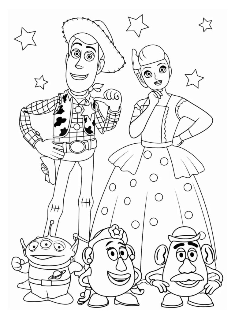 Explore Toy Story Coloring Pages with Buzz, Woody, and Friends 🎨🚀 ...