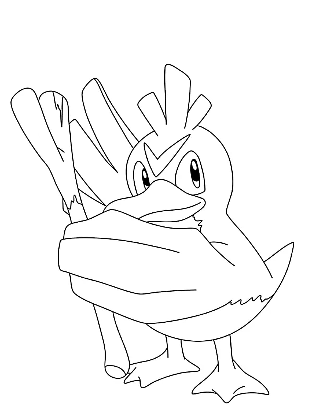 Canarticho Pokemon Coloring Pages