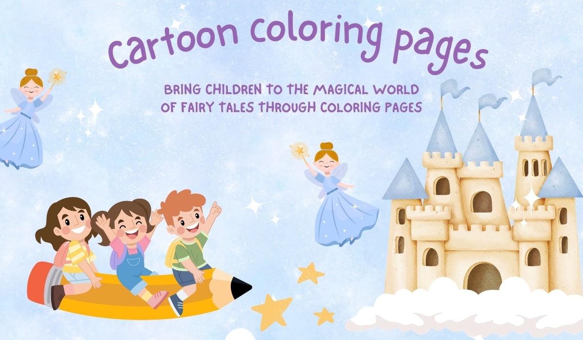 Cartoon Coloring Pages Banner Min