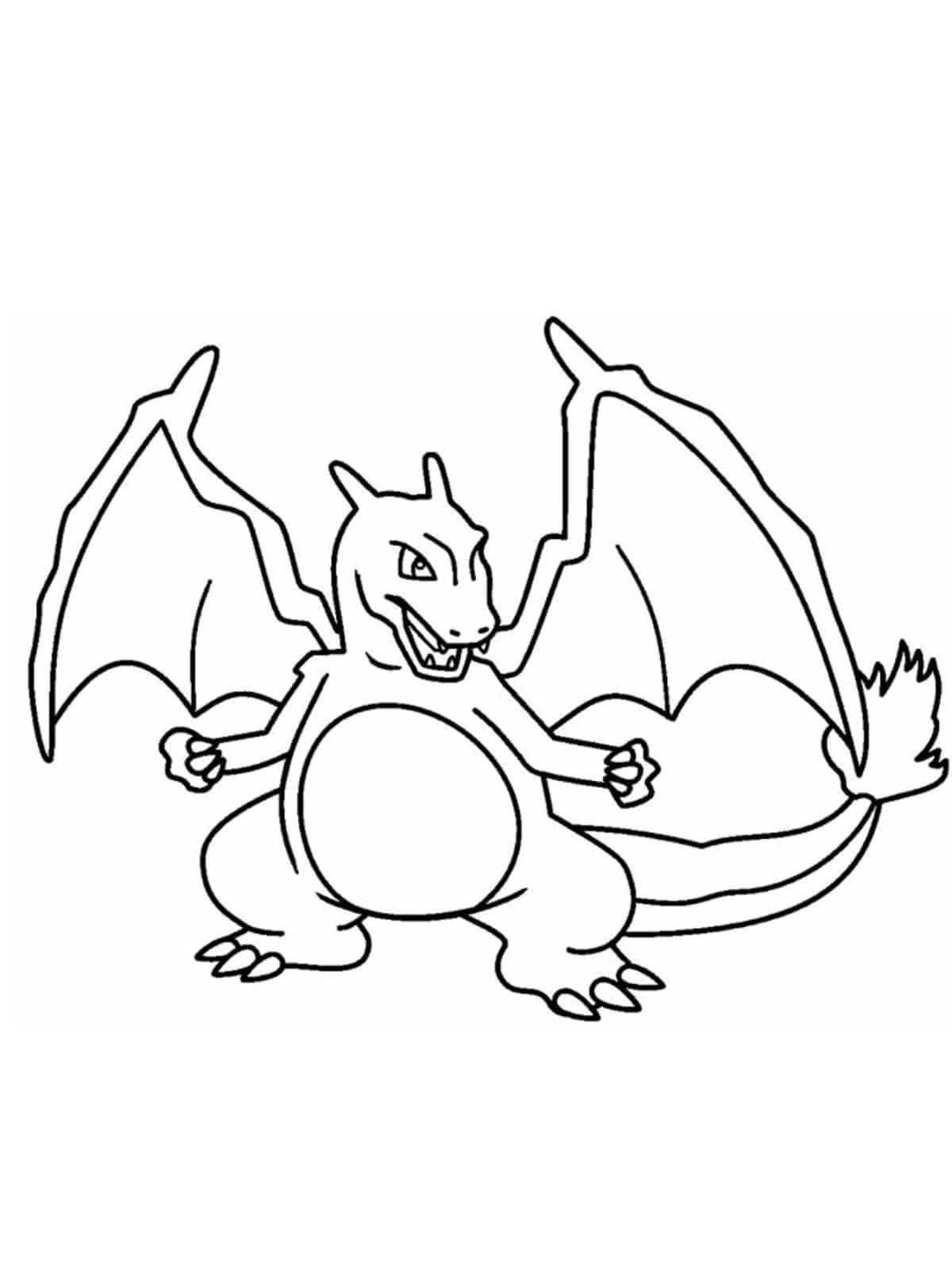 Charizard Air Slash Coloring Pages