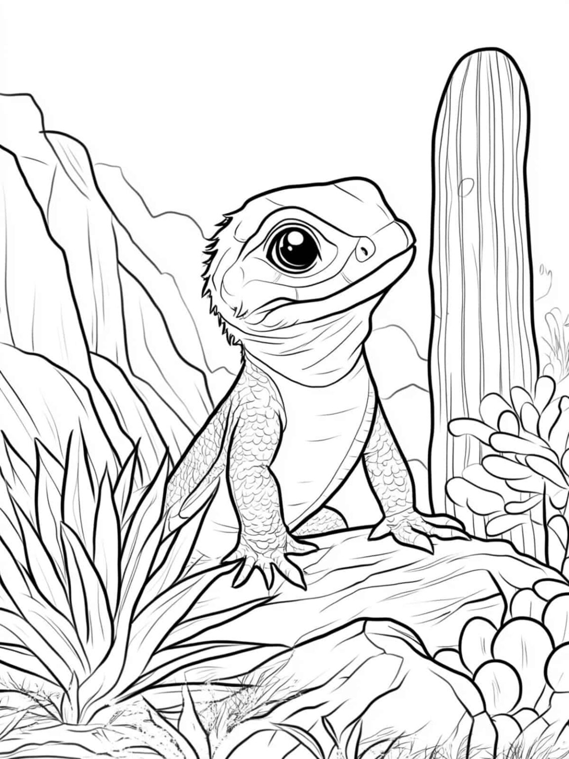 Lizard Coloring Pages: Get Fun with These Scaly Friends 🎨🦎