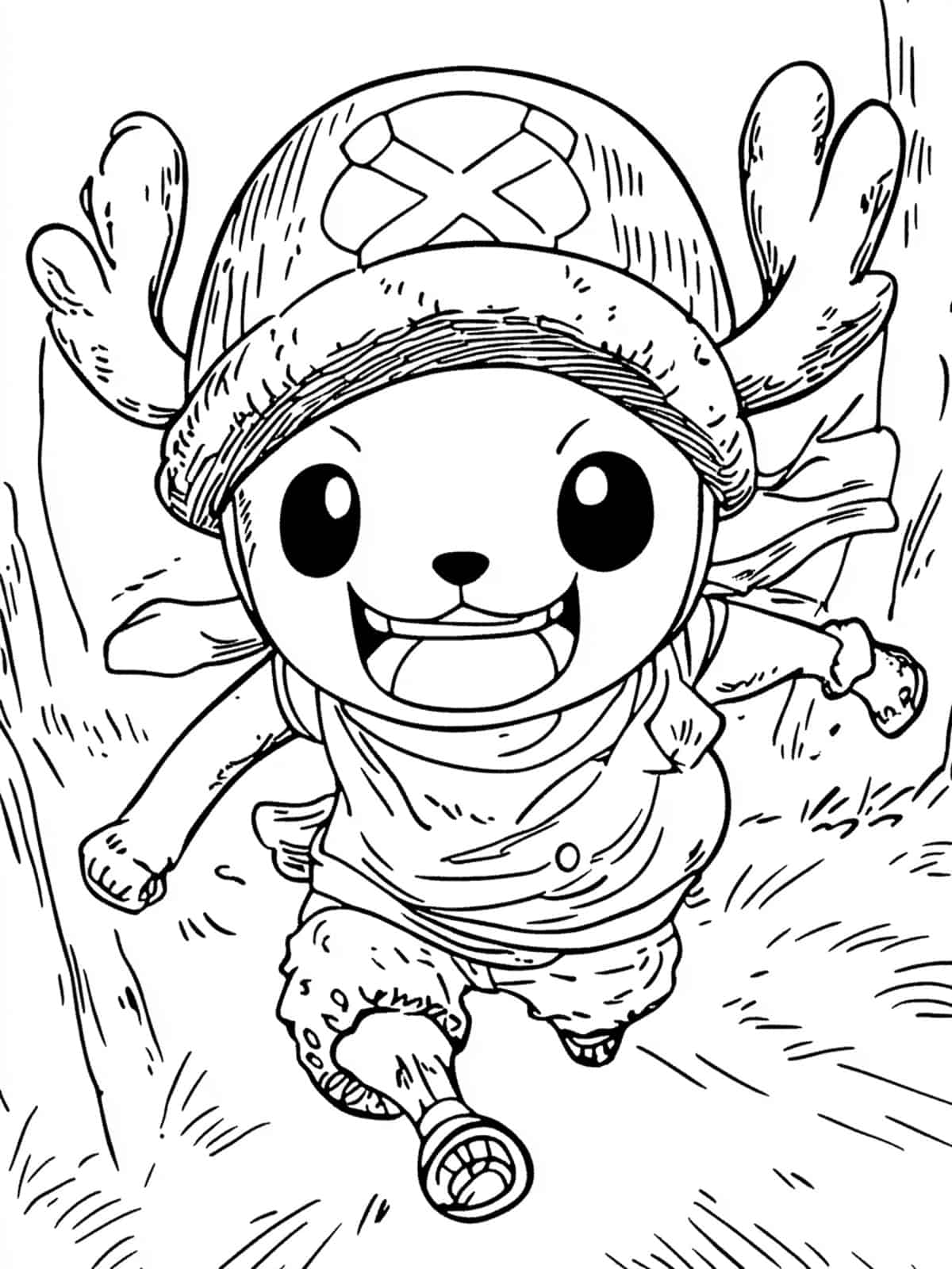 Chopper In One Piece Coloring Pages