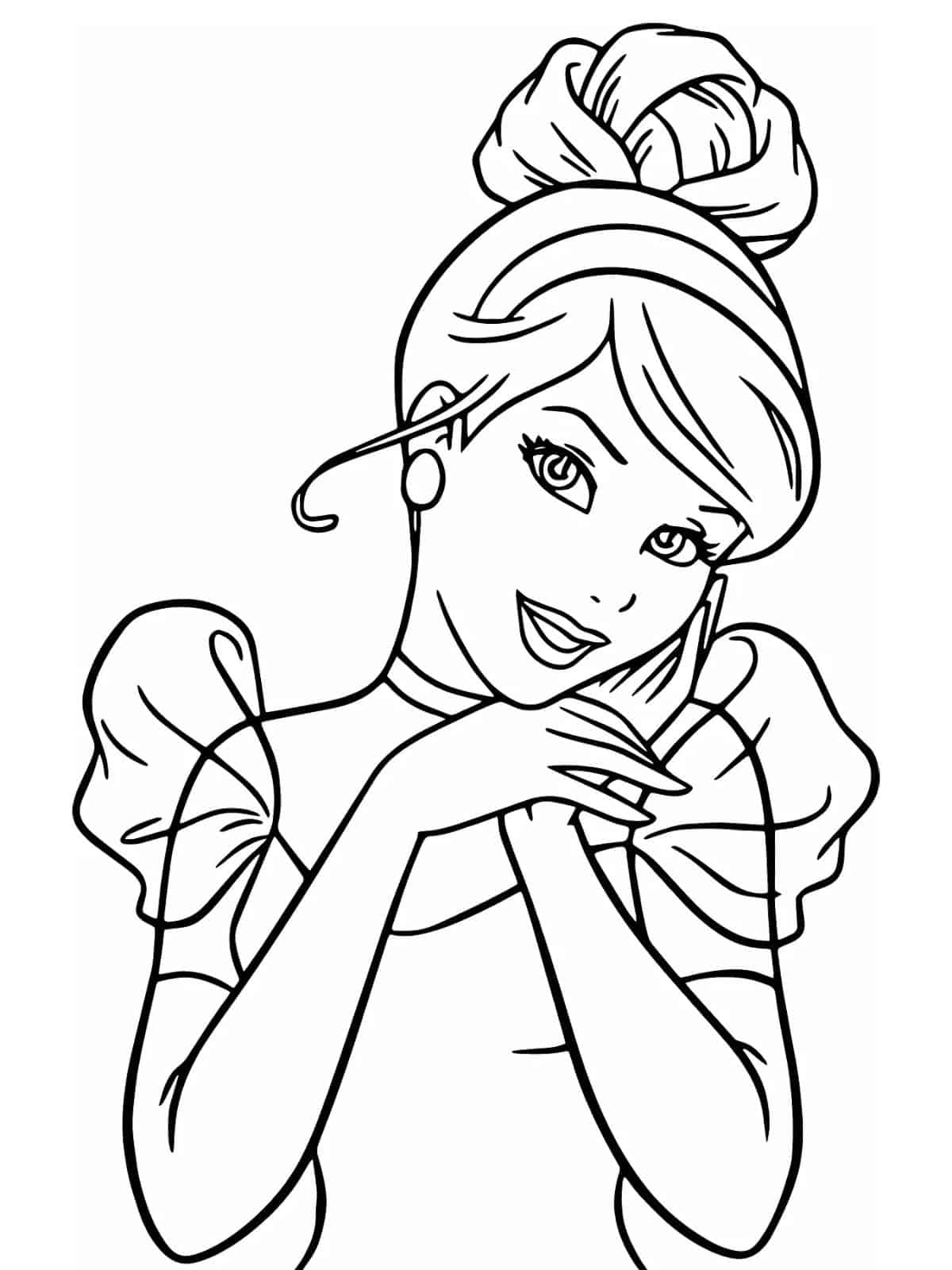 Cinderella Dress Coloring Pages