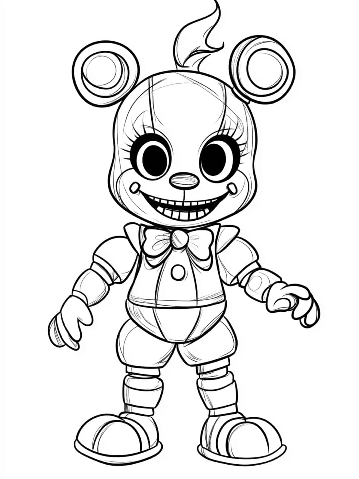 Circus Baby Five Nights At Freddys Coloring Pages