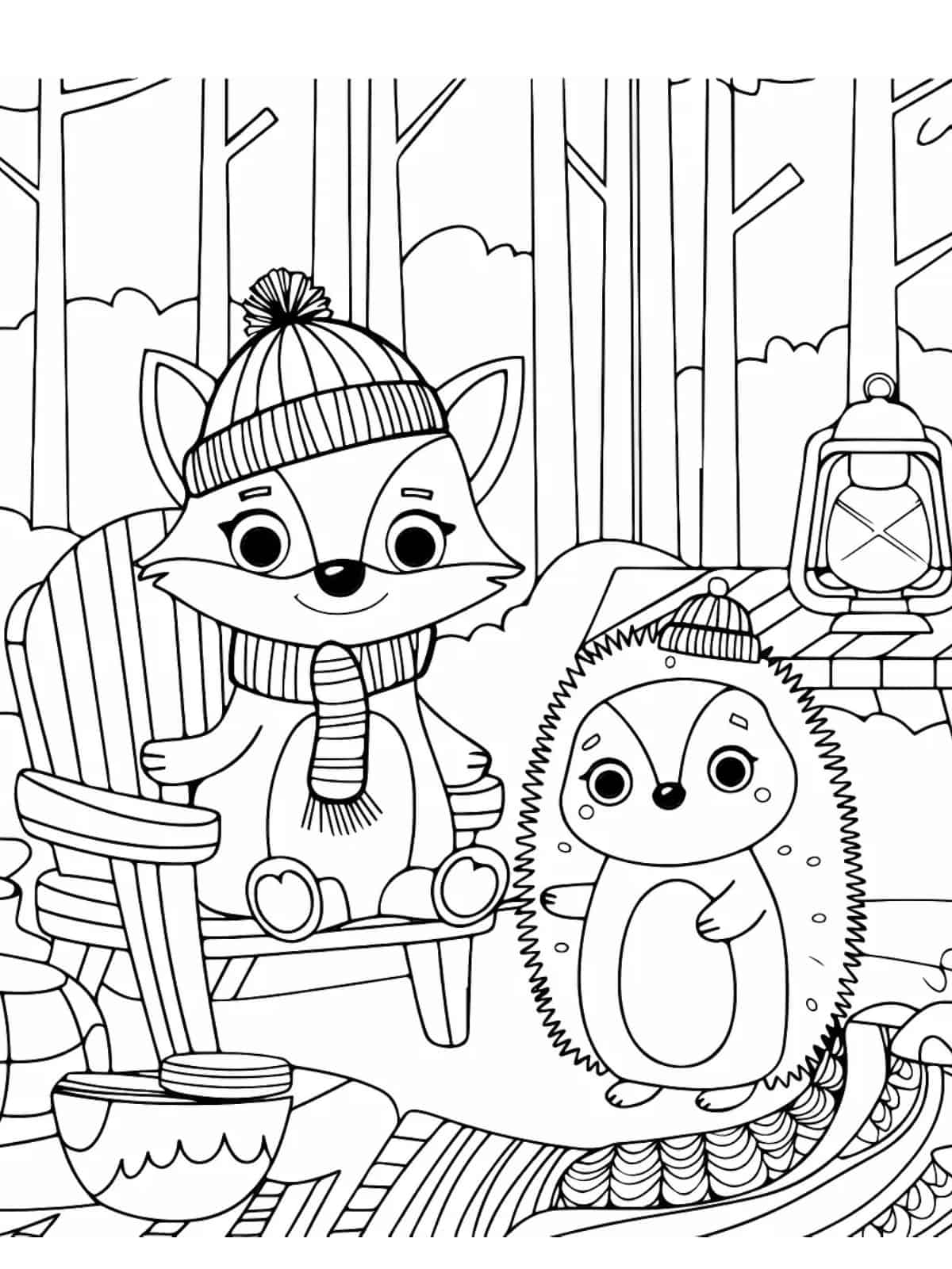 Close Friends Coloring Sheets