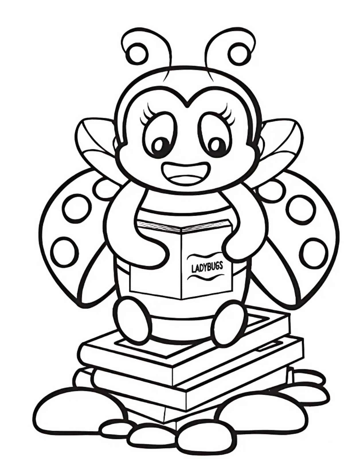 Colorful Ladybug Coloring Pages