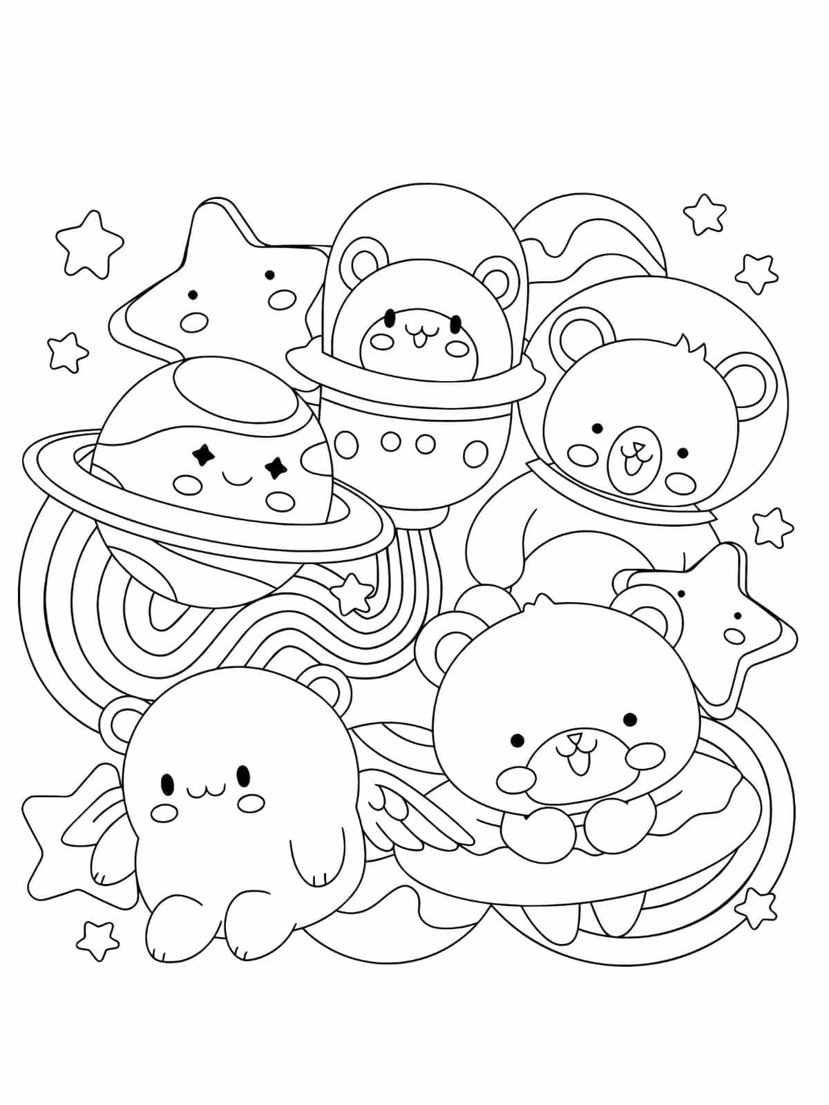 Coloring Pages Of Cute Animals