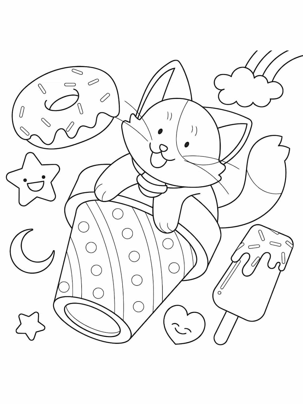 Coloring Pages Of Cute Stars