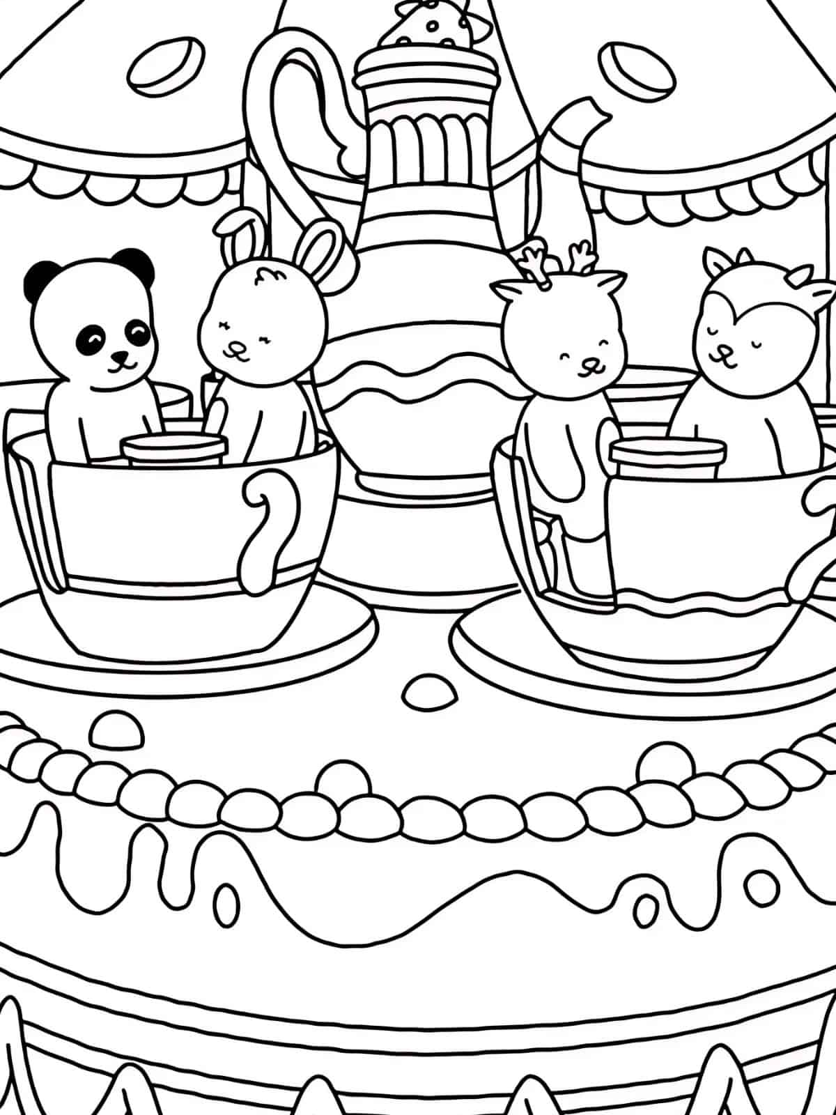 Cozy Go To Park Coloring Pages