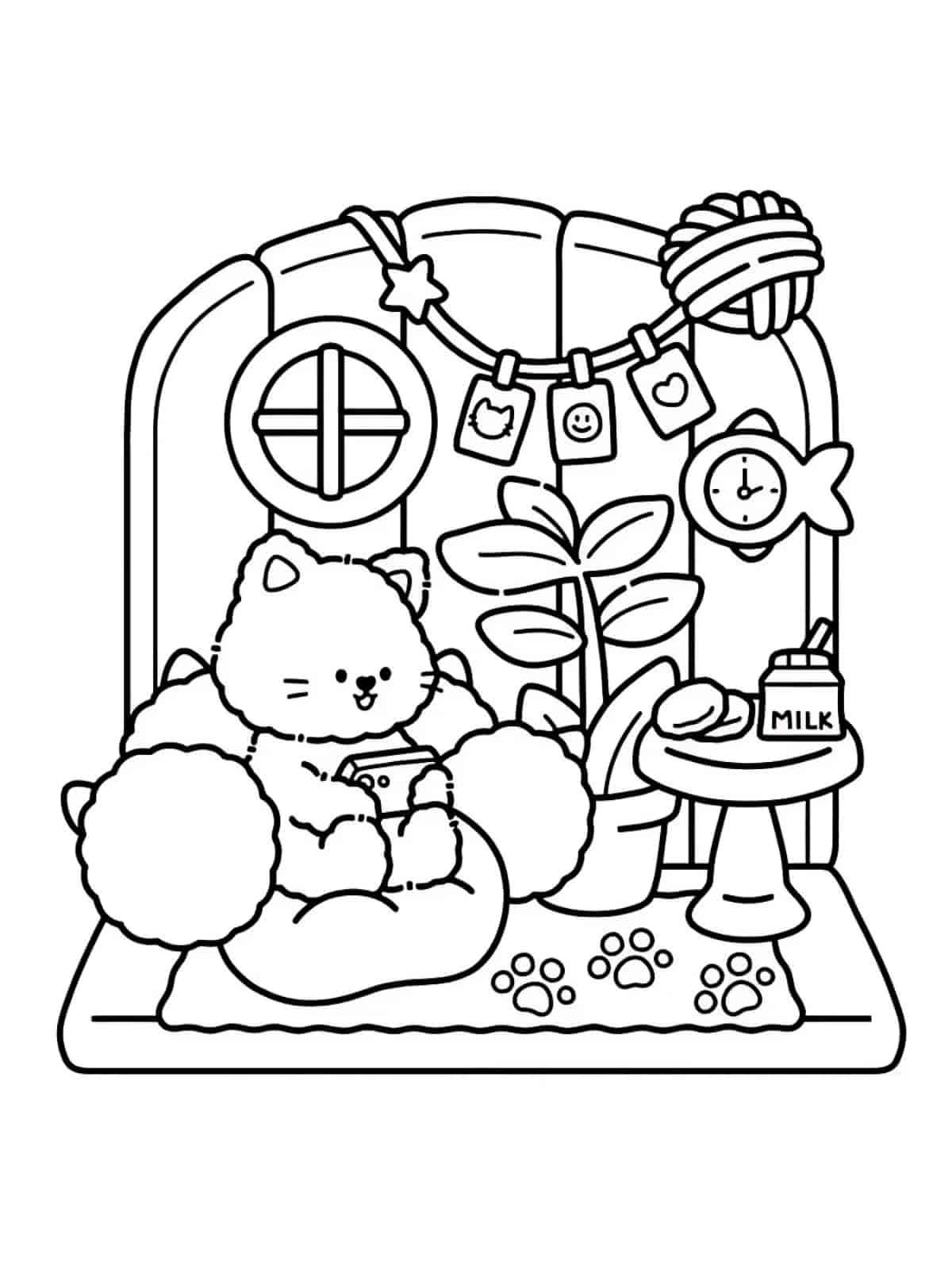 Cute Animal Coloring Pages By Coco Wyo