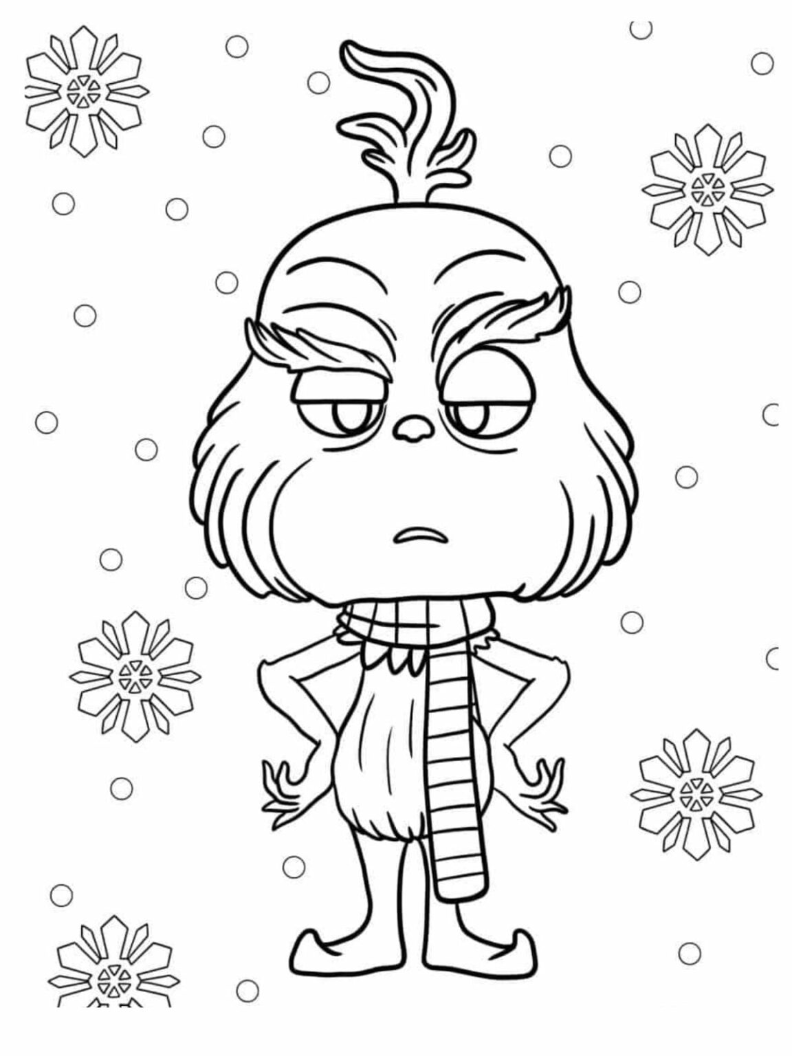 Celebrate Christmas with 32+ Fun Grinch Coloring Pages 😠🎄 ...