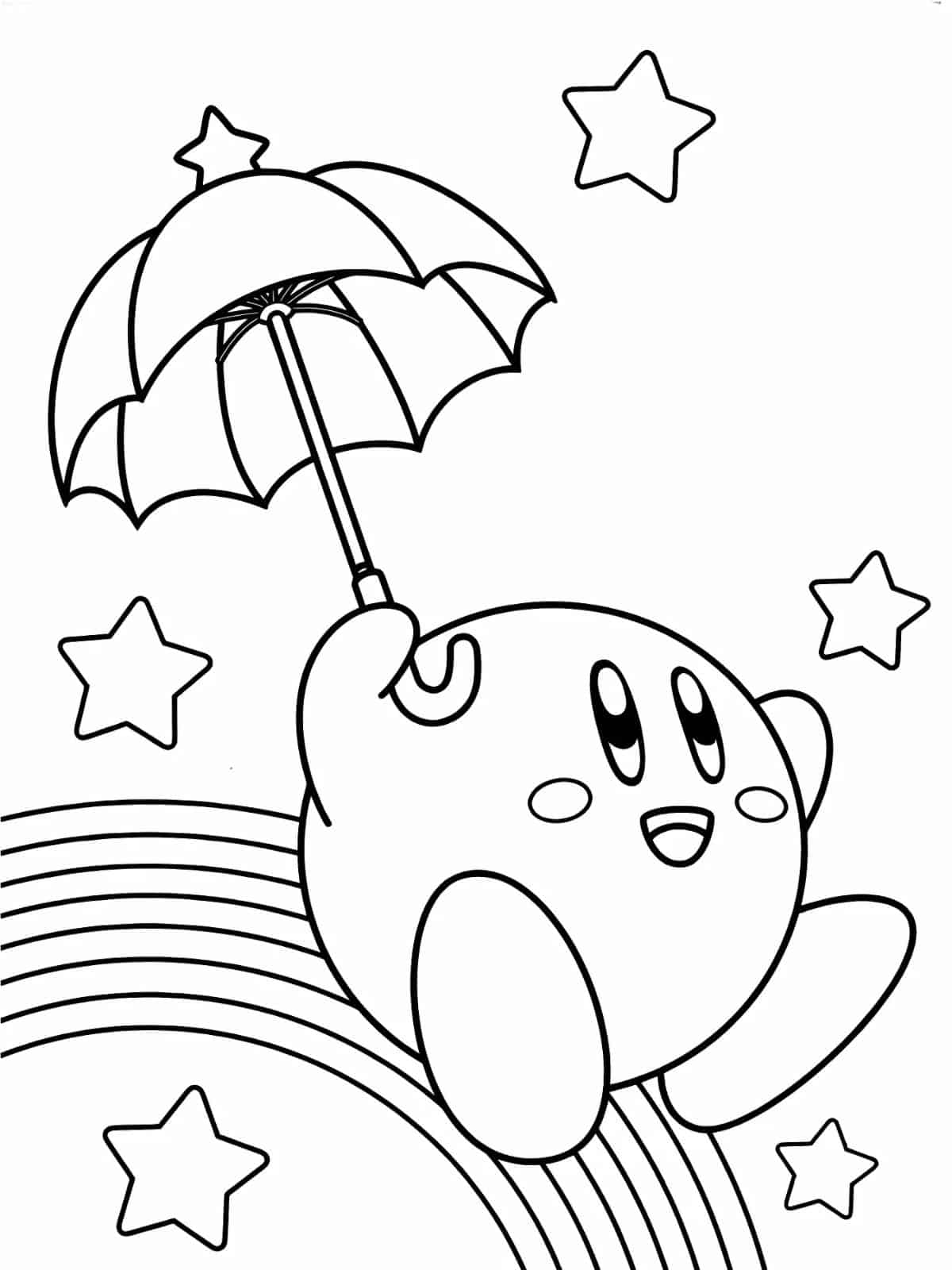 Cute Cartoon Rainbow Coloring Pages