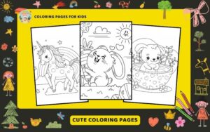 Cute Coloring Pages Featured Image