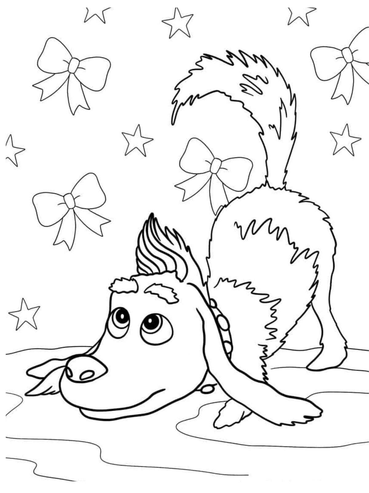 Cute Of Max Wagging Tail Coloring Pages