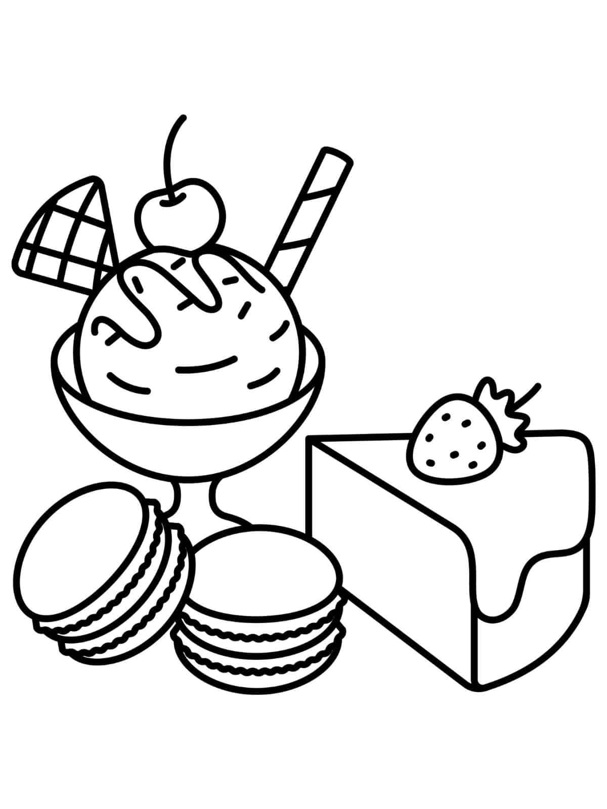 Cute Sweet Coloring Pages