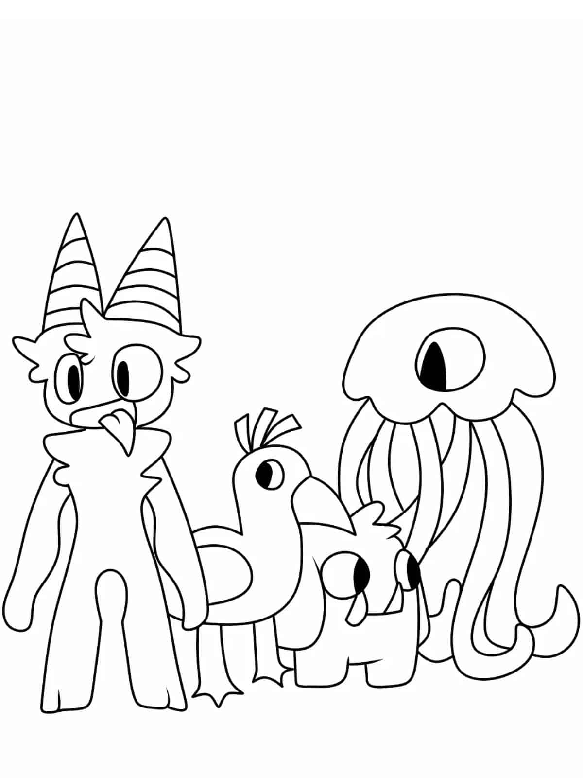 Deedee Coloring Pages