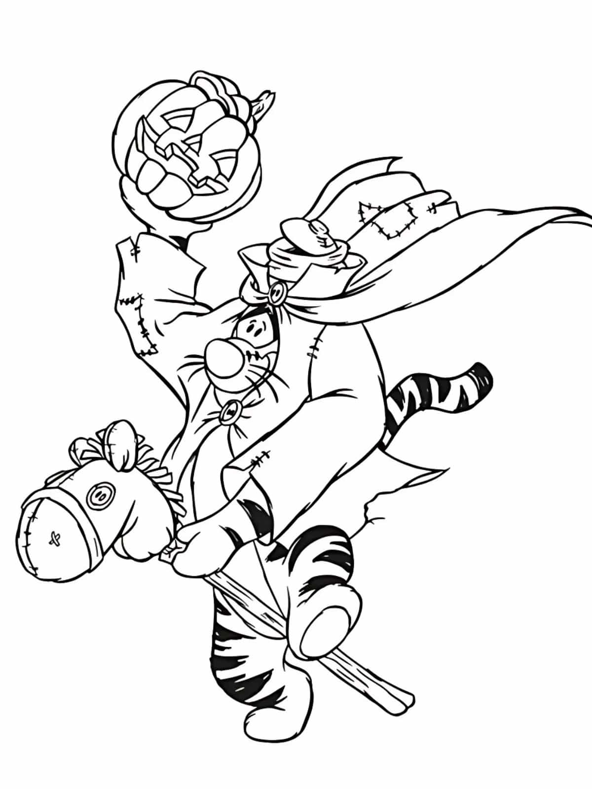 Disney Halloween Coloring Pages For Kids