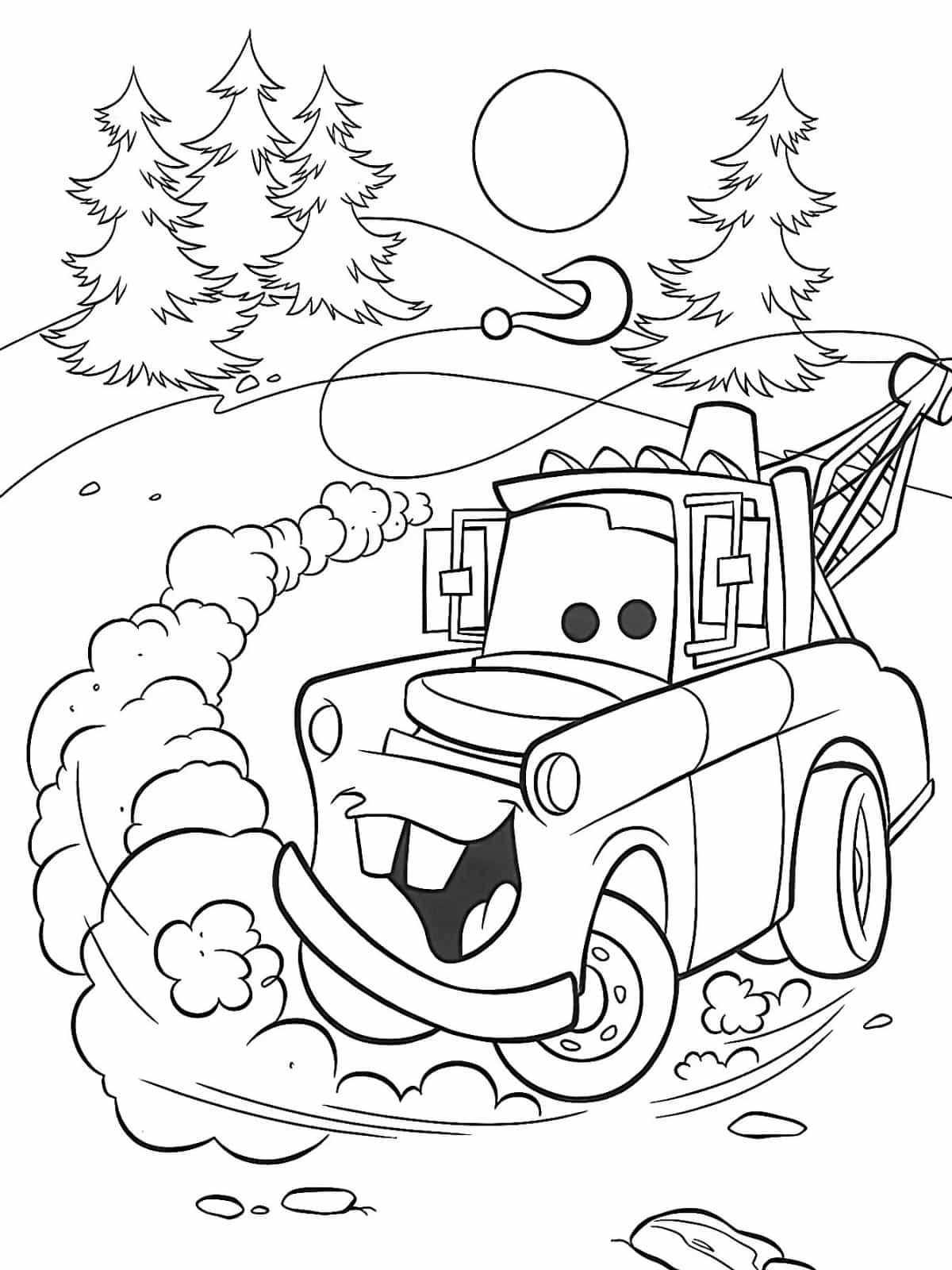 Disney Pixar Cars Coloring Pages For Kids